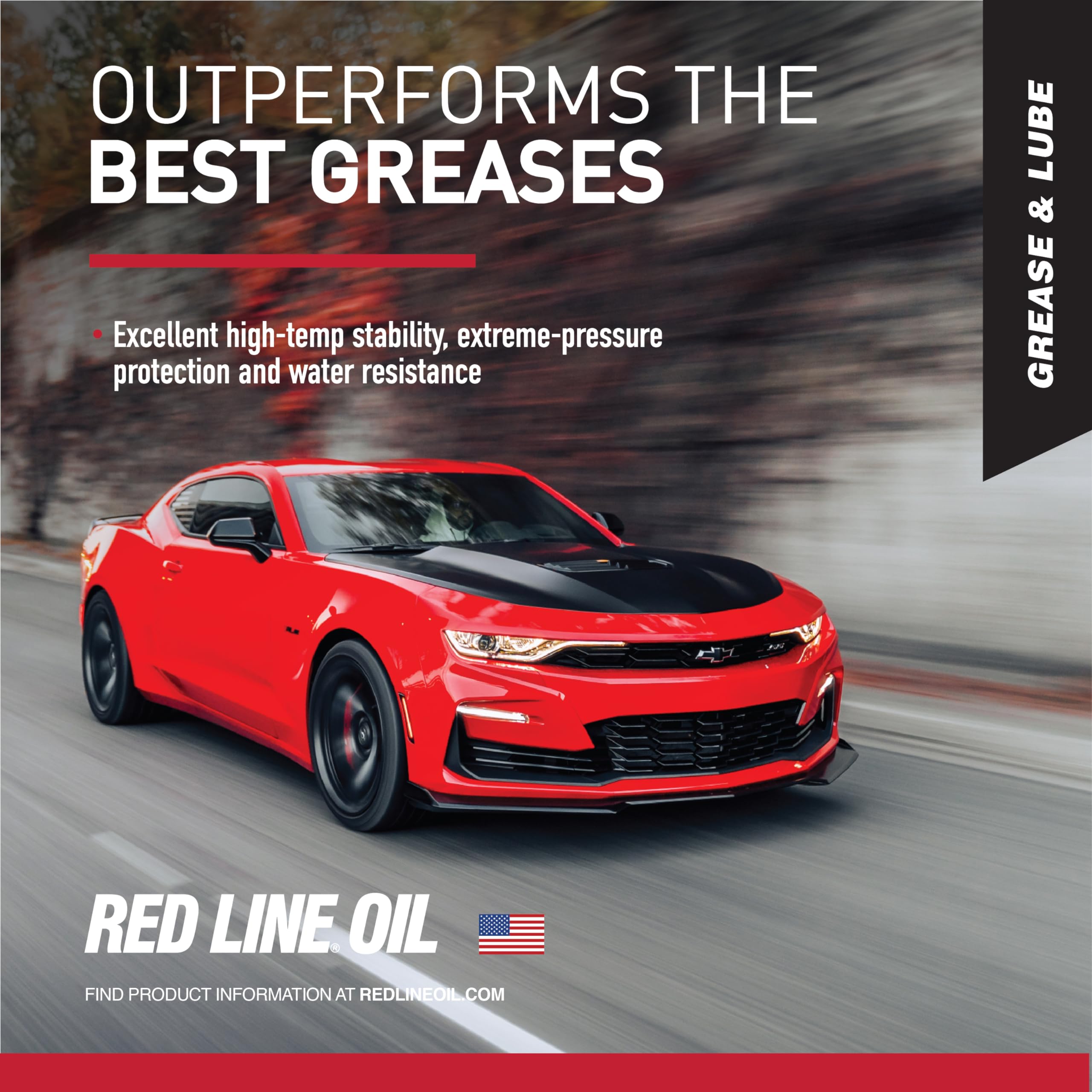 Red Line 80402 High Performance Cv-2 Synthetic Grease Cartridge With Red Moly - 14 Ounce Tube (4 Pack)