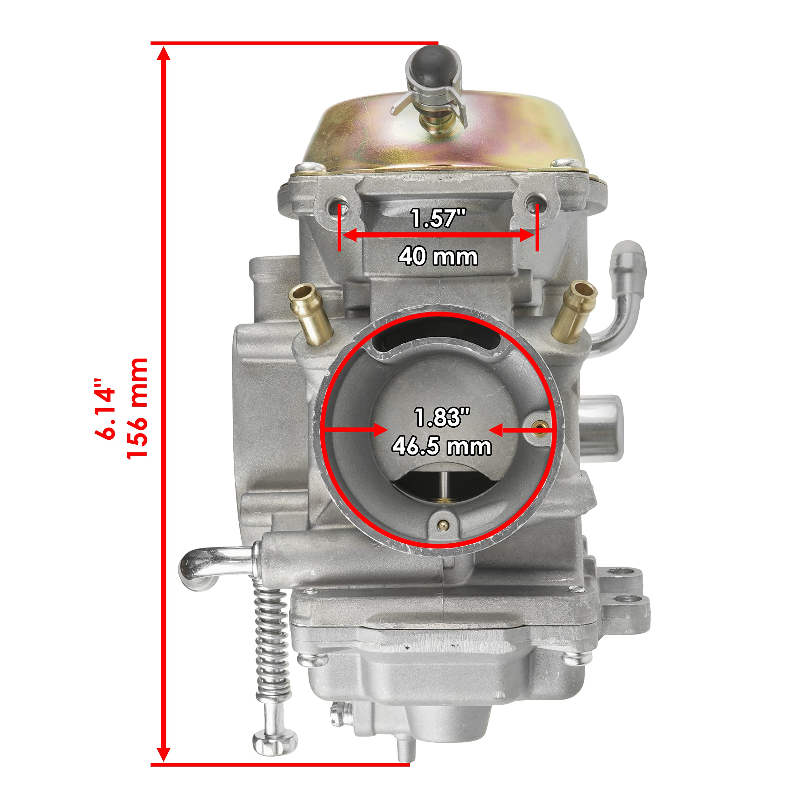 Caltric Carburetor Compatible With Polaris Sportsman 700 2002-2006