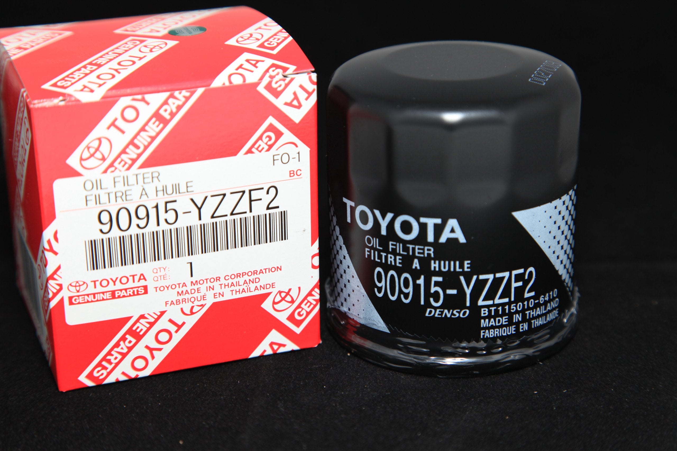 Toyota Genuine Parts 90915-Yzzf2 Oil Filter 1 Case (Qty 10)