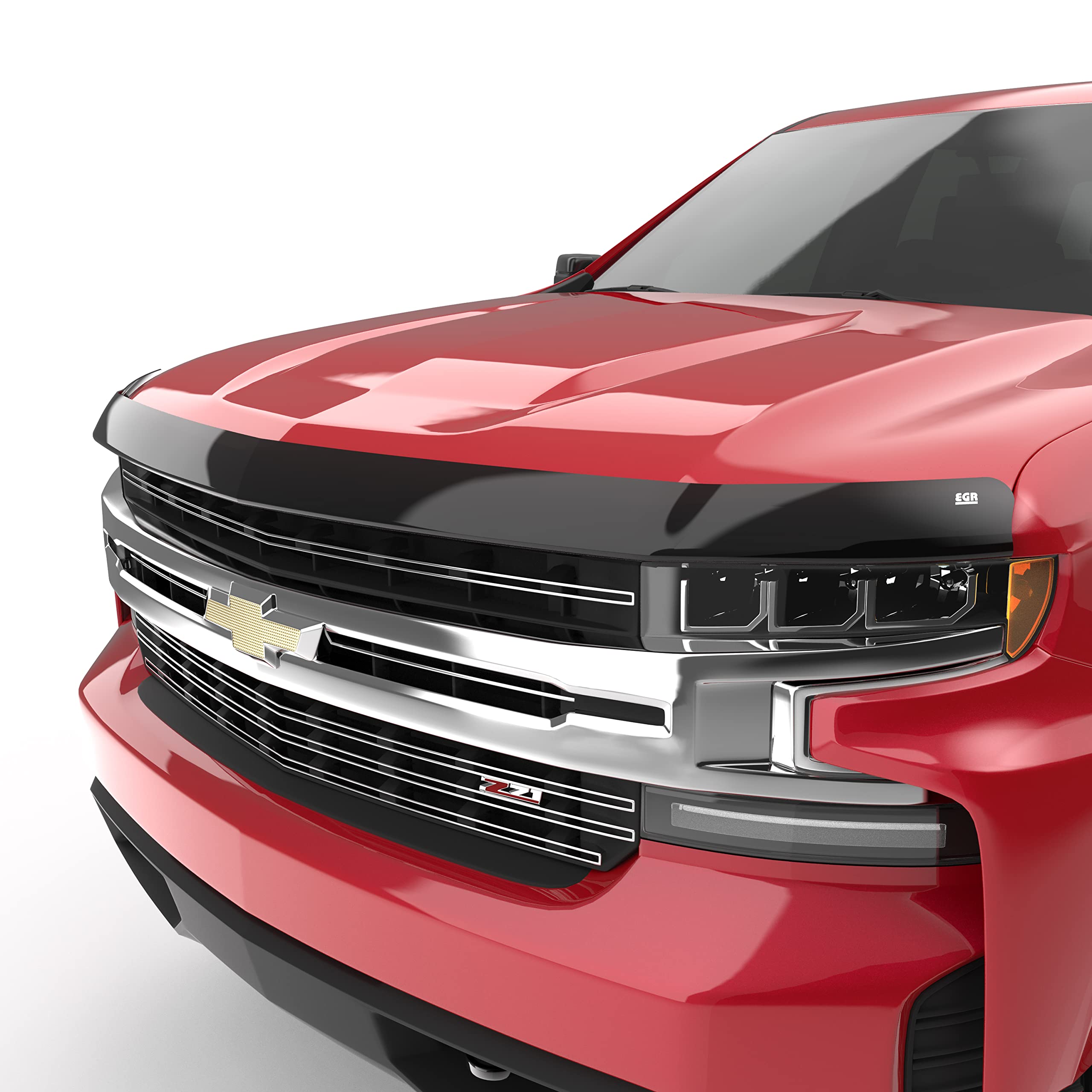 Egr 301691 Superguard Smoked Hood Shield Compatible With Select 2019-2025 Chevrolet Silverado 1500 Trucks - Durable Impact Resistant Acrylic, Easy Installation