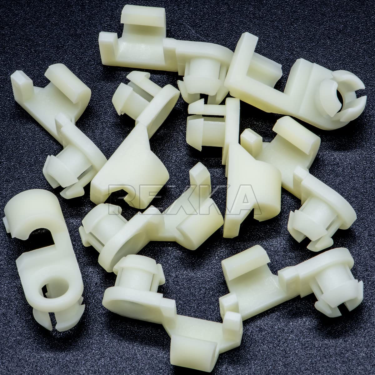 Rexka 10Pcs Tailgate Handle Lock Rod Retainer Clip 3/16 Rod 15545178 For Gm Chevy Gmc Trucks Pickups 1500 2500 3500 Sonoma