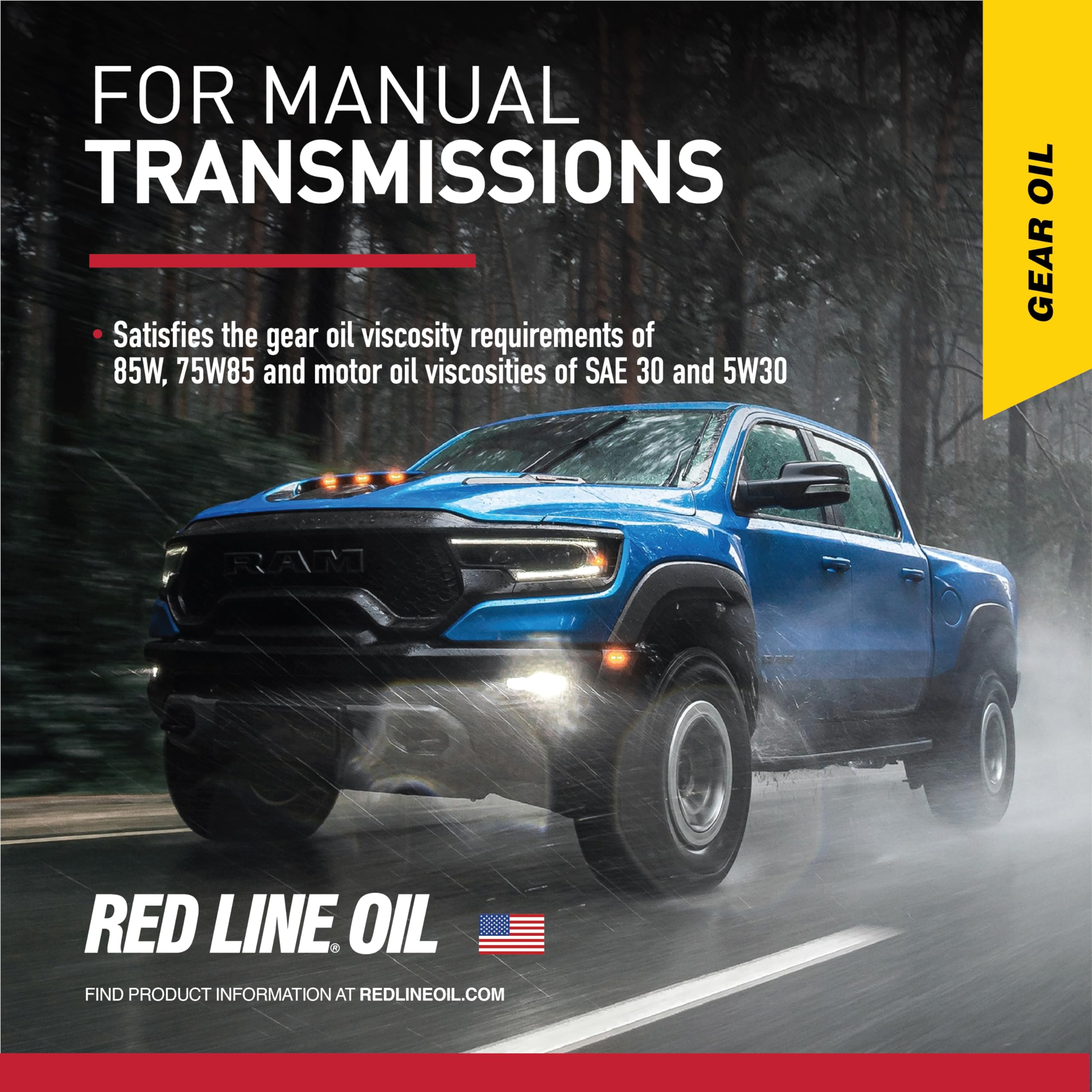 Red Line 50505 Mt-85 Manual Transmission 75W85 Gl-4 Gear Oil - 1 Gallon