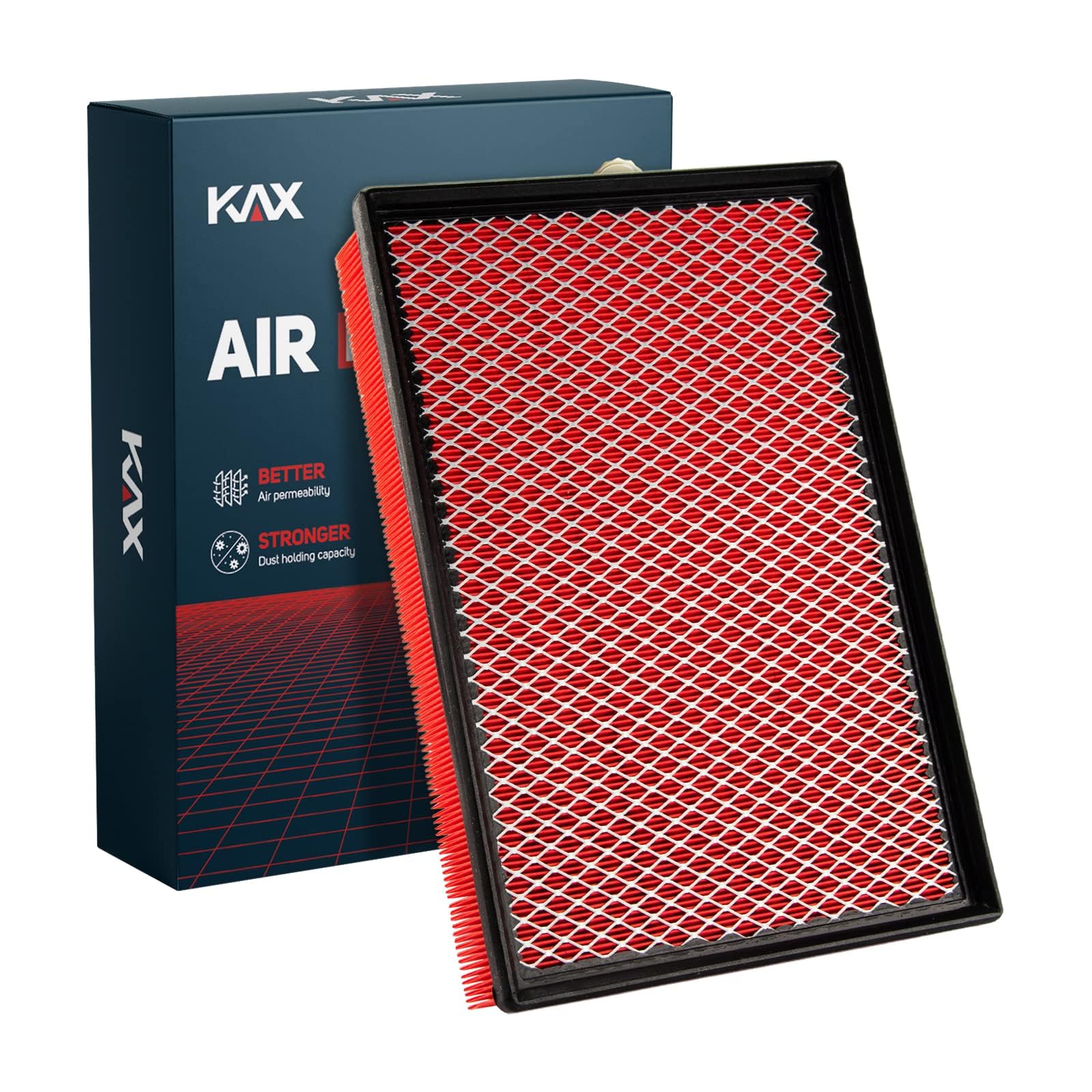 Kax Engine Air Filter, Gaf041 (Ca9401) Air Filter Replace For Ram1500 2500 3500 Engine Filter, 200% Longer Life