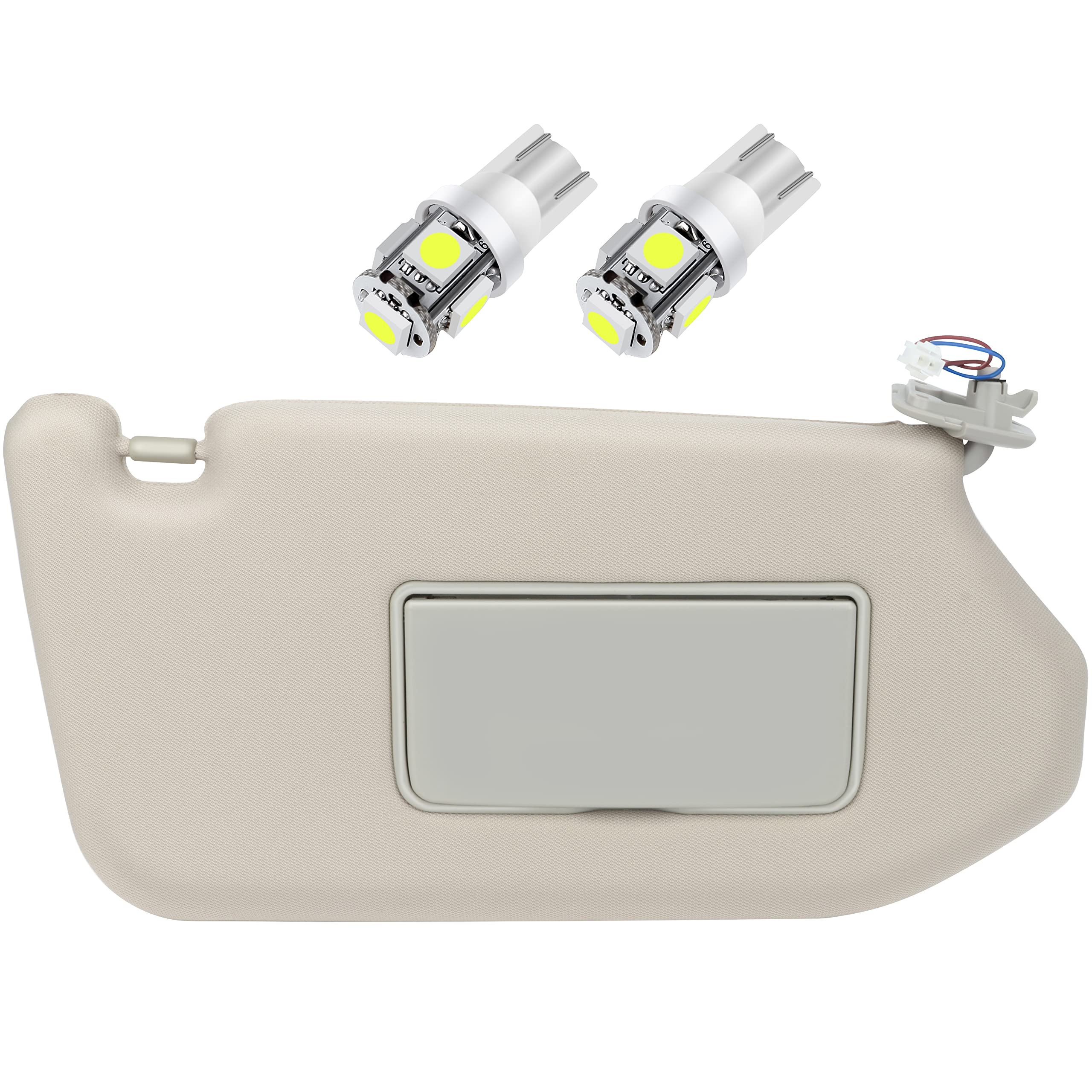 SCITOO Right Passenger Side Sun Visor Assembly fit for 2013-2018 for Nissan Pathfinder 2014-2017 for Infiniti QX60 2013 for Infi