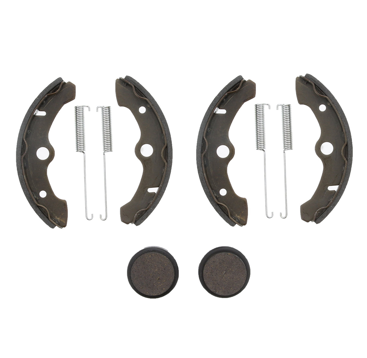 Brake Shoes & Pads Fit Yamaha Big Bear 350 Yfm350 4X4 1992-1994 Front & Rear