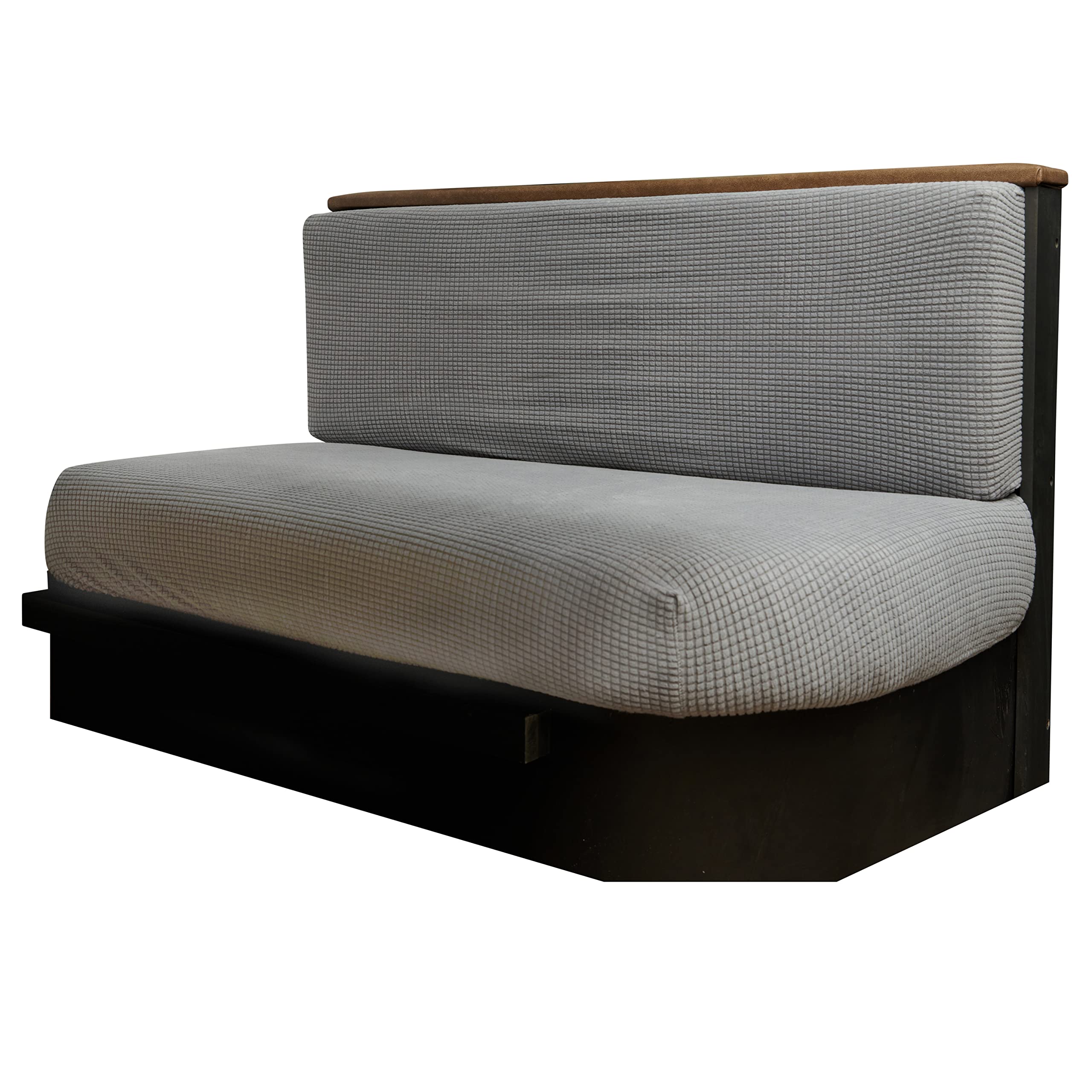 Hudson Comfort RV Dinette Cushion Covers - Microfiber Soft Stretchable Fabric Designed to Fit Wide Variety of Seats - Camper Cus