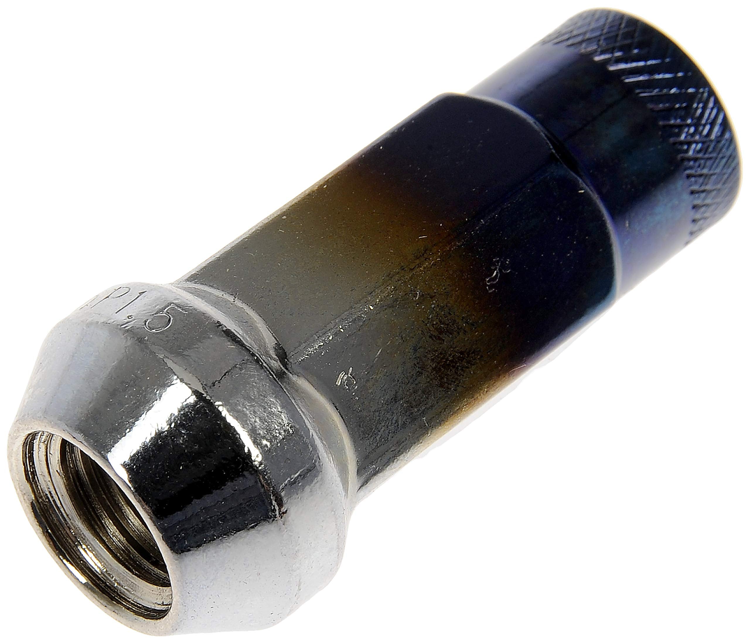 Dorman 713-385T Ti-Blue Open End Knurled Wheel Nuts Compatible with Select Models, 20 Pack