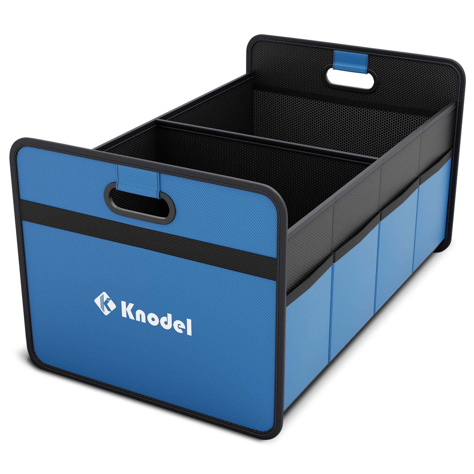 K Knodel Car Trunk Organizer, Foldable Trunk Organizer For Car, Automotive Consoles & Organizers, Car Trunk Storage Organizer With Reinforced Handles (Blue)