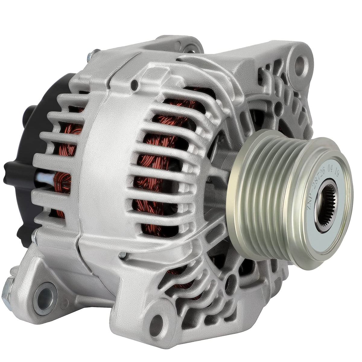 SCITOO Alternator 37300-2G150 Fit for Hyundai Sonata 2010-2013 for Kia Optima 2011-2013 12V 100Amp CW 1-Groove Pulley 11491 3730