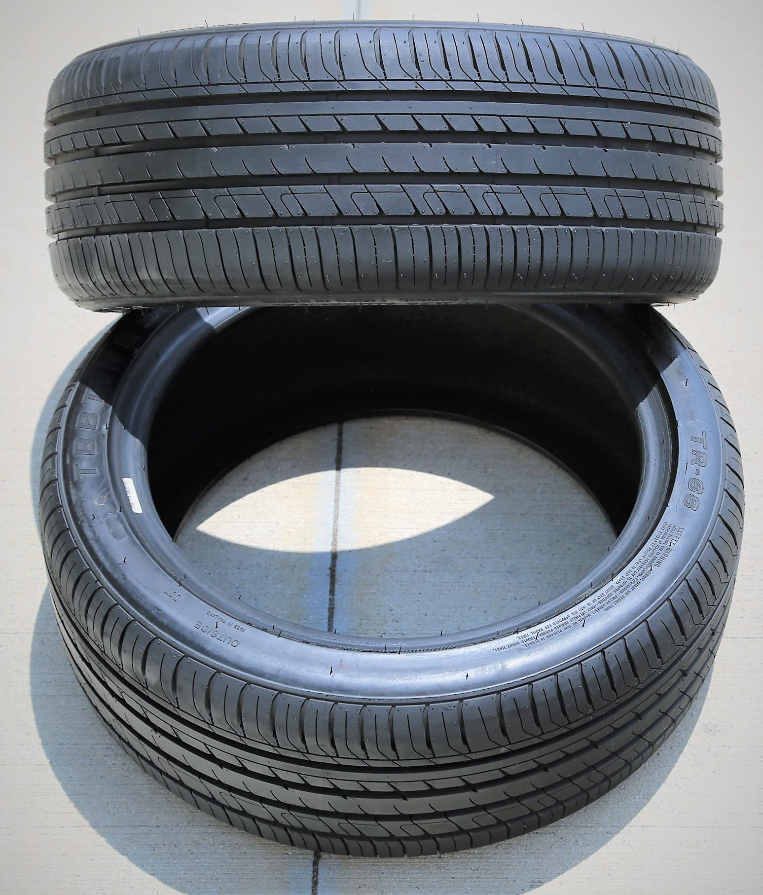 Tbb Tr-66 All-Season Performance Radial Tire-195/55R16 195/55/16 195/55-16 87V Load Range Sl 4-Ply Bsw Black Side Wall