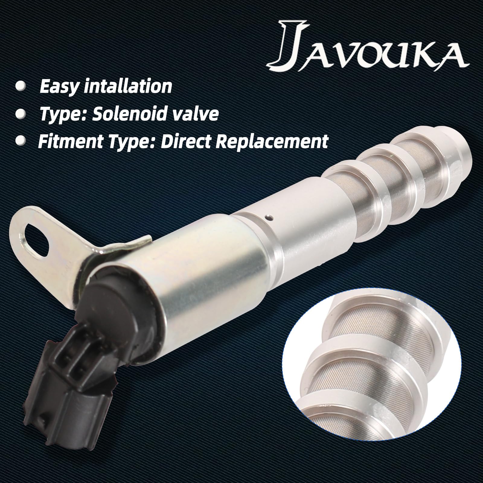 Intake+Exhaust Engine Variable Valve Timing (VVT) Solenoid+Camshaft Sensor+Engine Crankshaft Sensor Kit, for Buick, for Cadillac