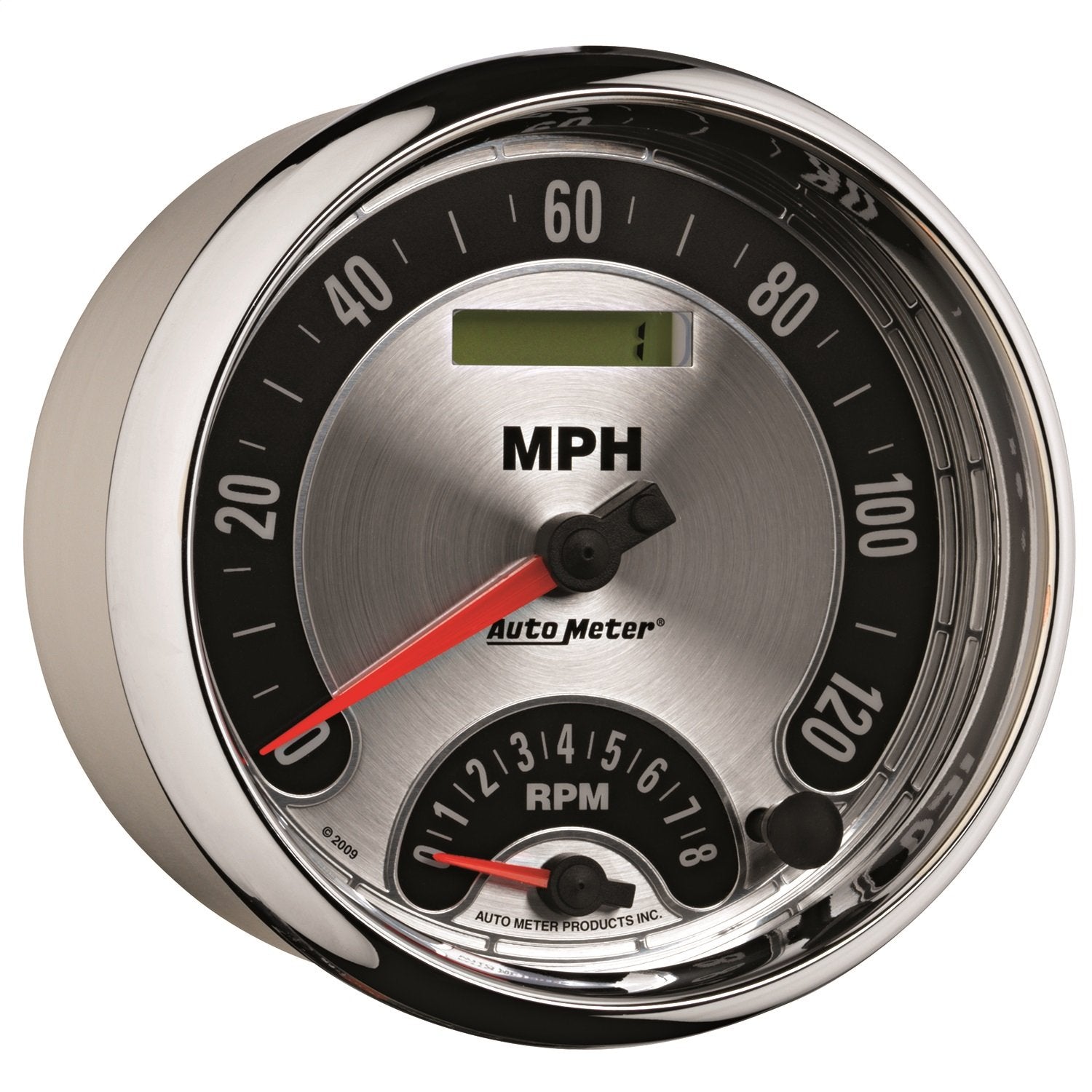 Auto Meter 1295 American Muscle 5 0 - 8000 RPM / 120 mph Tachometer/Speedometer Combo Gauge