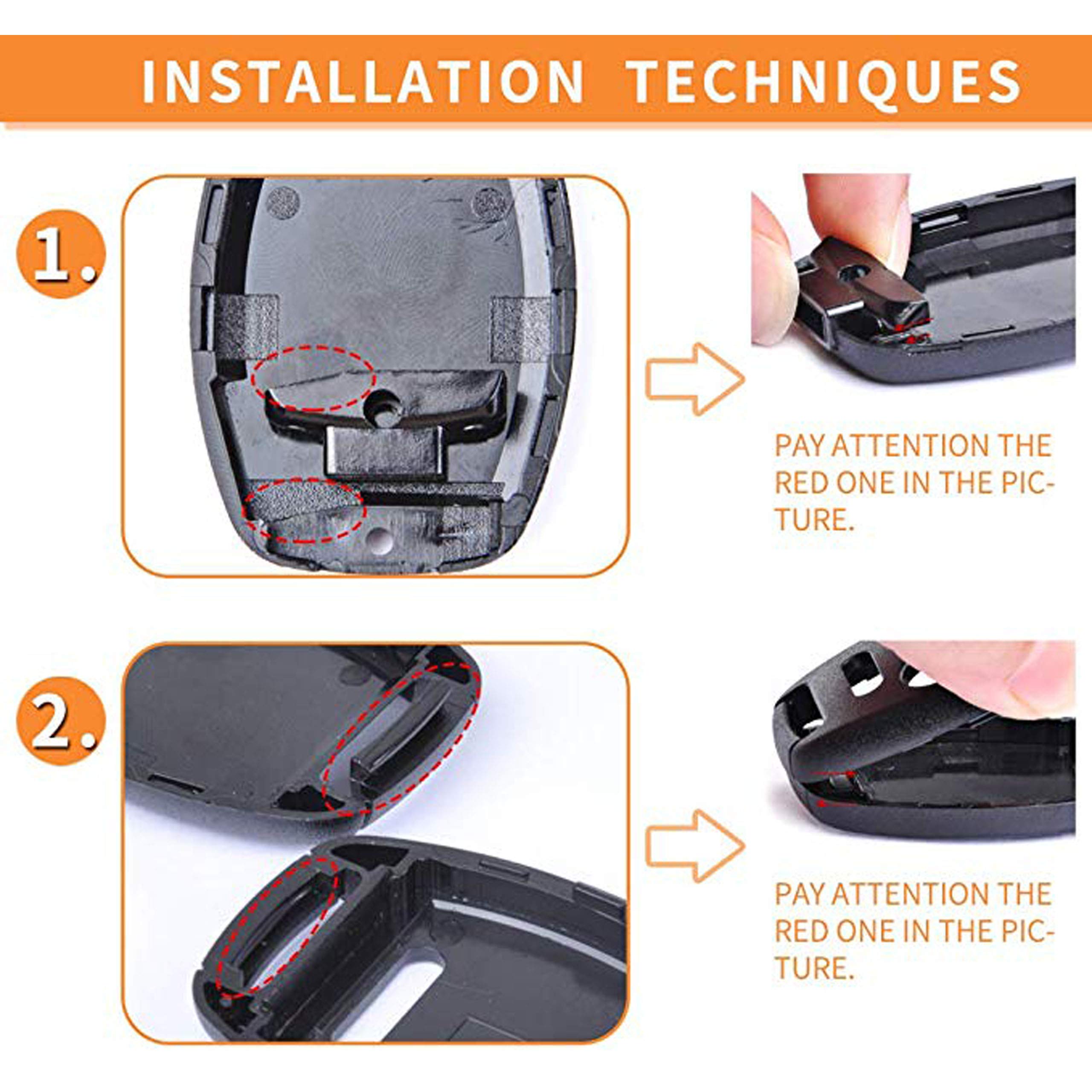 Replacement For 3+1 Buttons Keyless Entry Remote Honda Key Fob Case Fit For Honda 2008-2012 Accord 2006-2013 Civic Ex 2009-2015
