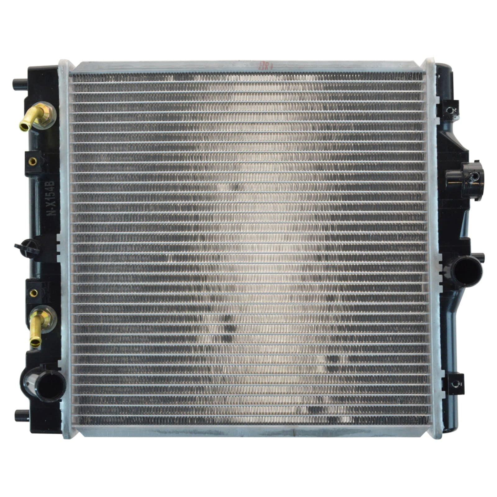 Trq Radiator Assembly Aluminum Core Compatible With 92-00 Honda Civic 93-97 Civic Del Sol Cu1290 Ho3010123 Ho3010125 Ho3010126 H