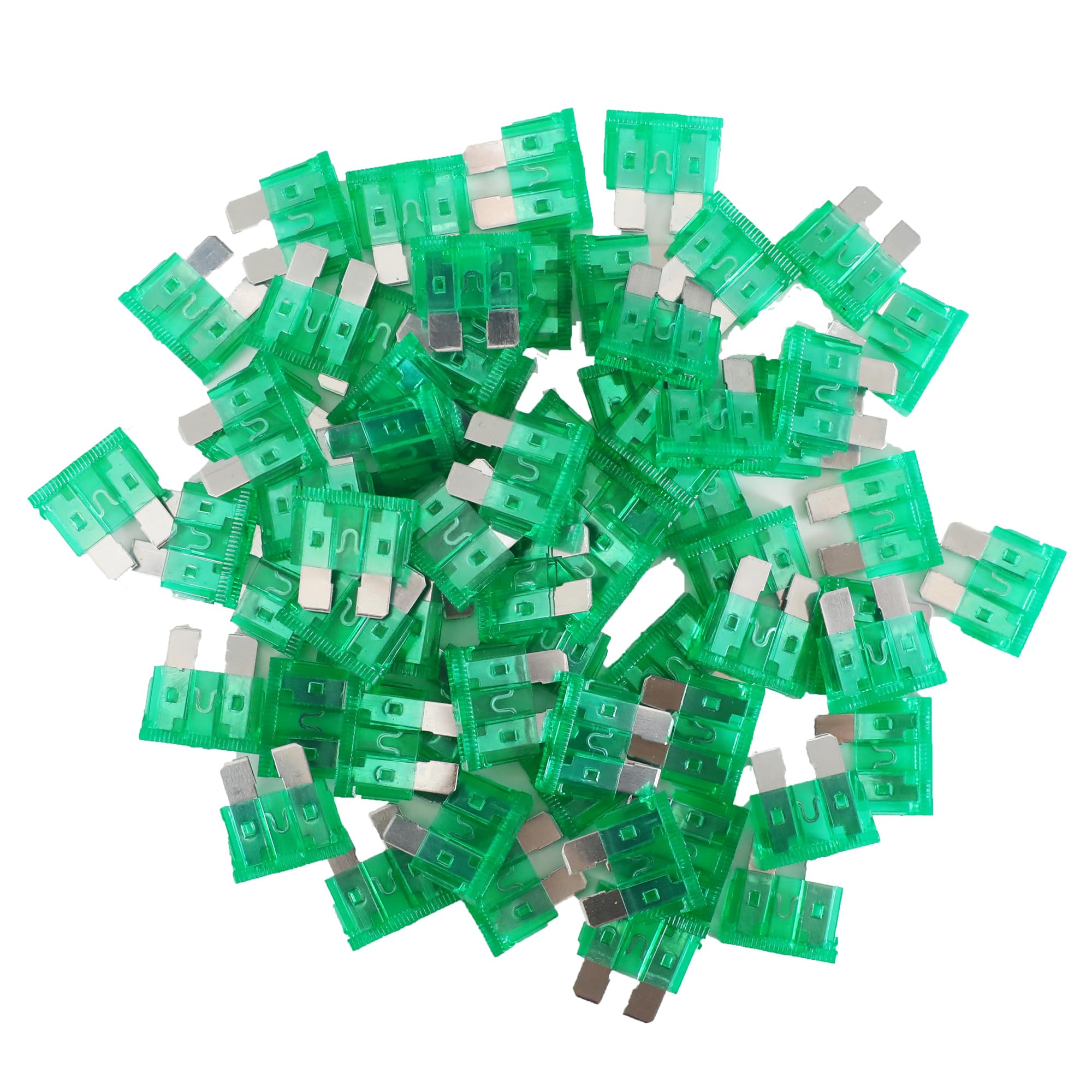 (40Pcs) 30 Amp Standard Automotive Fuse, 30A 12V 24V 32V Car Blade Fuses Ato Apr Ats For Car/Rv/Truck/Suv/Motorcycle/Boat