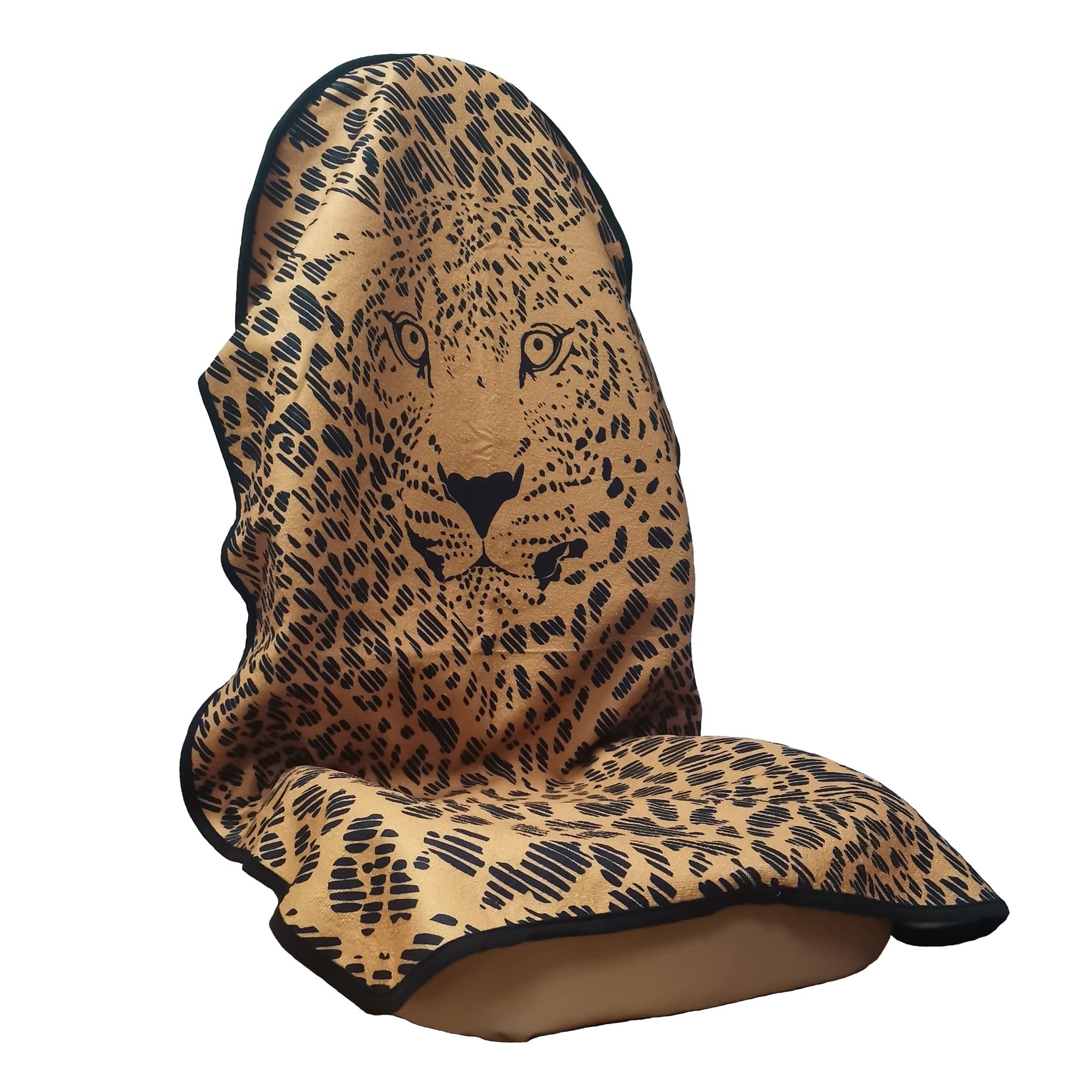 Loyagour Car Seat Cover Protector Front Seats,For Gym Workout,Running,Swimming,Beach And Hiking,Waterproof Sweat Towel Bucket Seat Covers For Trucks Suv Jeep (Leopard, 1Pcs)