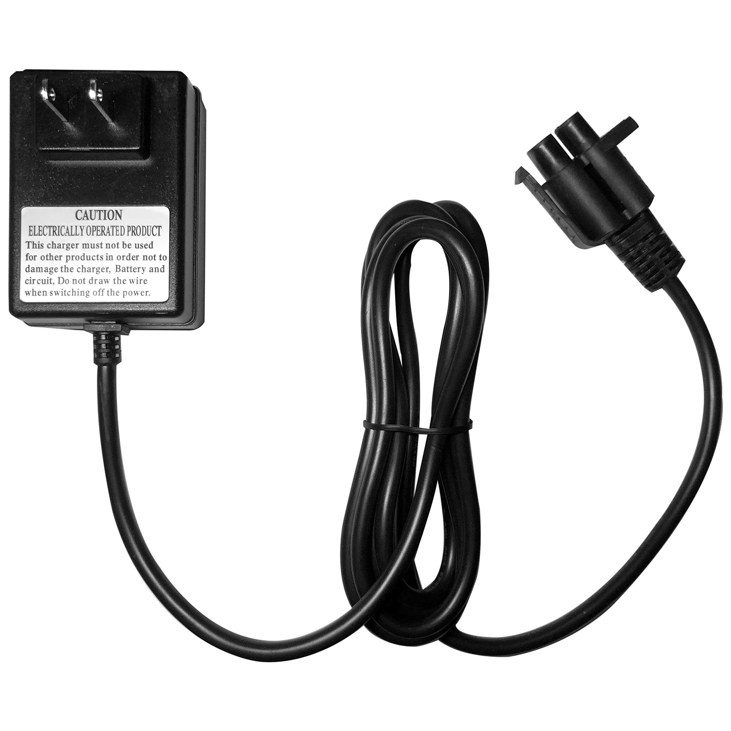 12V Battery Charger for Ride On Power Supply Adapter for Yamaha Raptor 700R, Toyota FJ Cruiser, MegaTredz, Motion Trendz 12 Volt