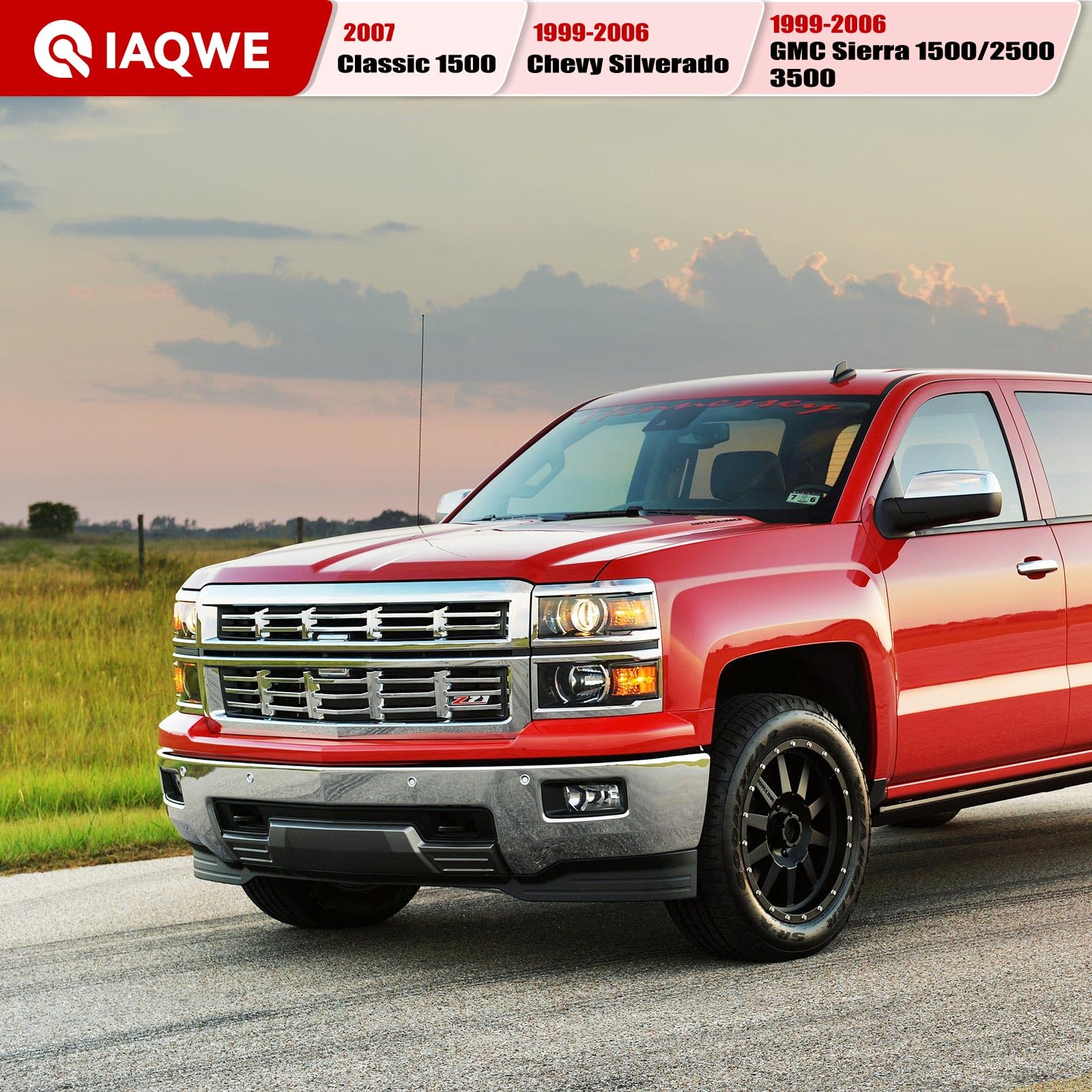 Aqwe 43100 Truck Tailgate Assist Shock Kit Compatible With 1999-2006 Chevy Silverado/Gmc 1500/2500 / 3500 And 2007 Classic 1500