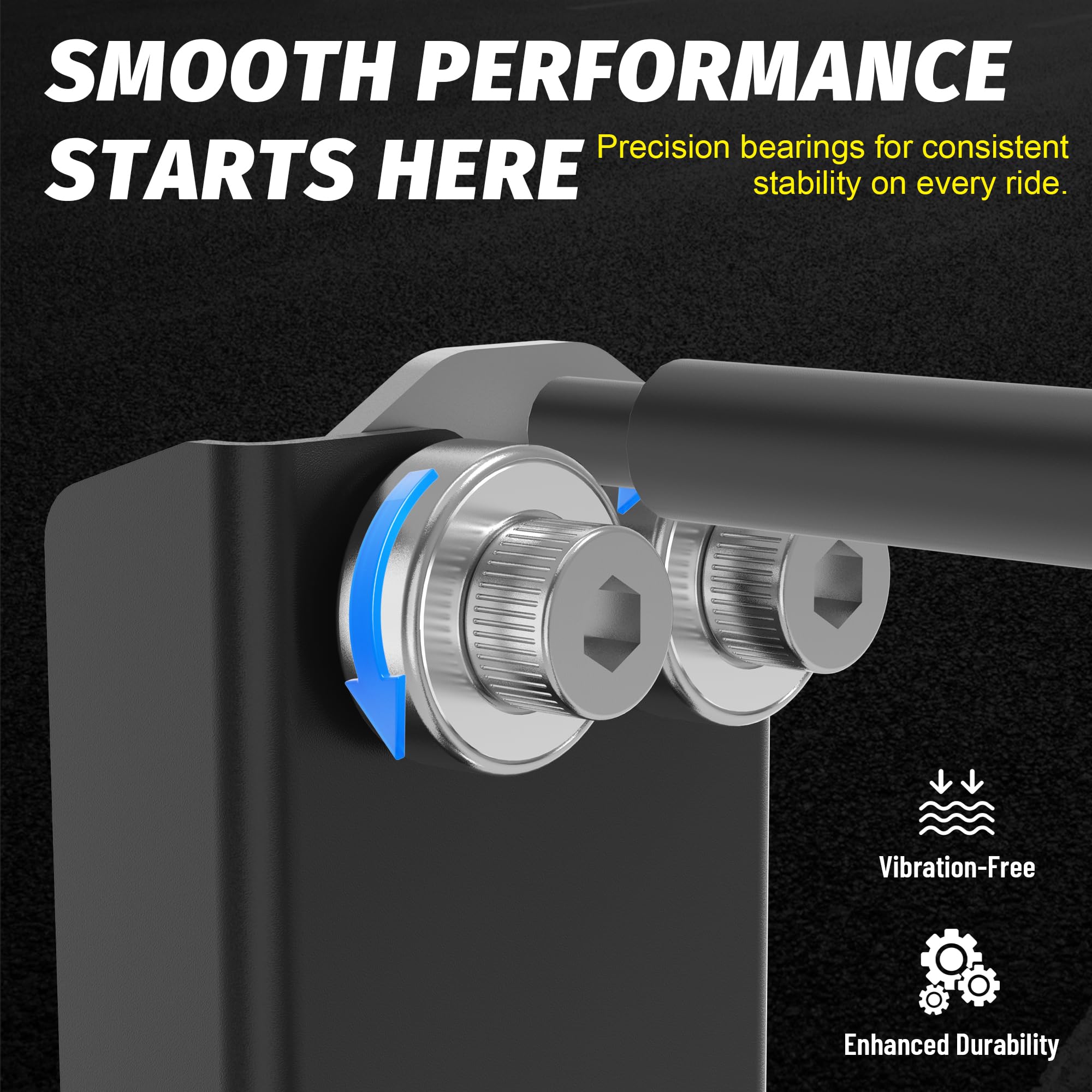 Tanfix Motorcycle Wheel Balance Stand, Heavy-Duty Single-Axle Wheel Balancing Tool For Static & Dynamic Tire Alignment, Balancer