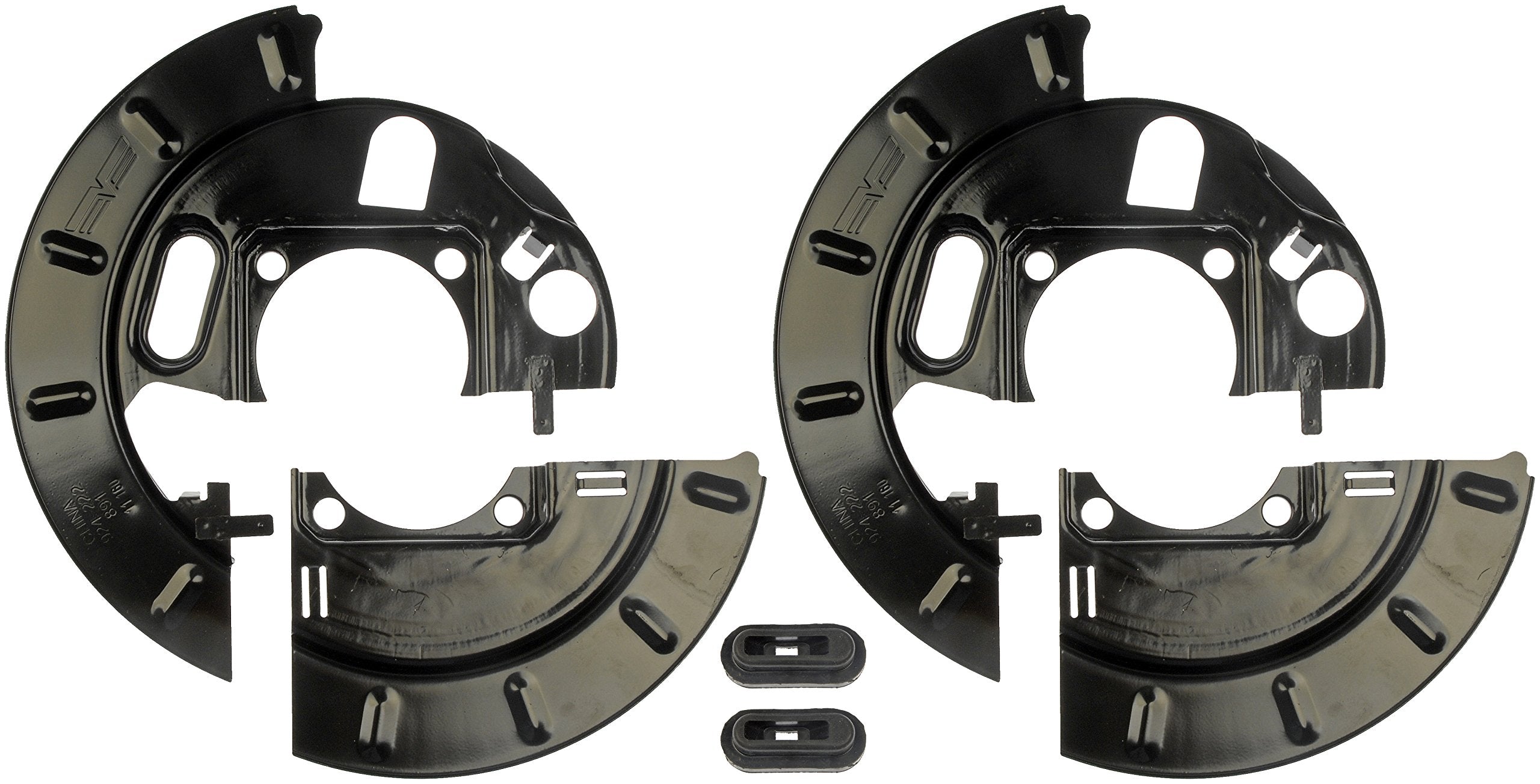 Dorman 924-222 Rear Brake Dust Shield - 1 Split Pair Compatible With Select Cadillac / Chevrolet / Gmc Models (Oe Fix)