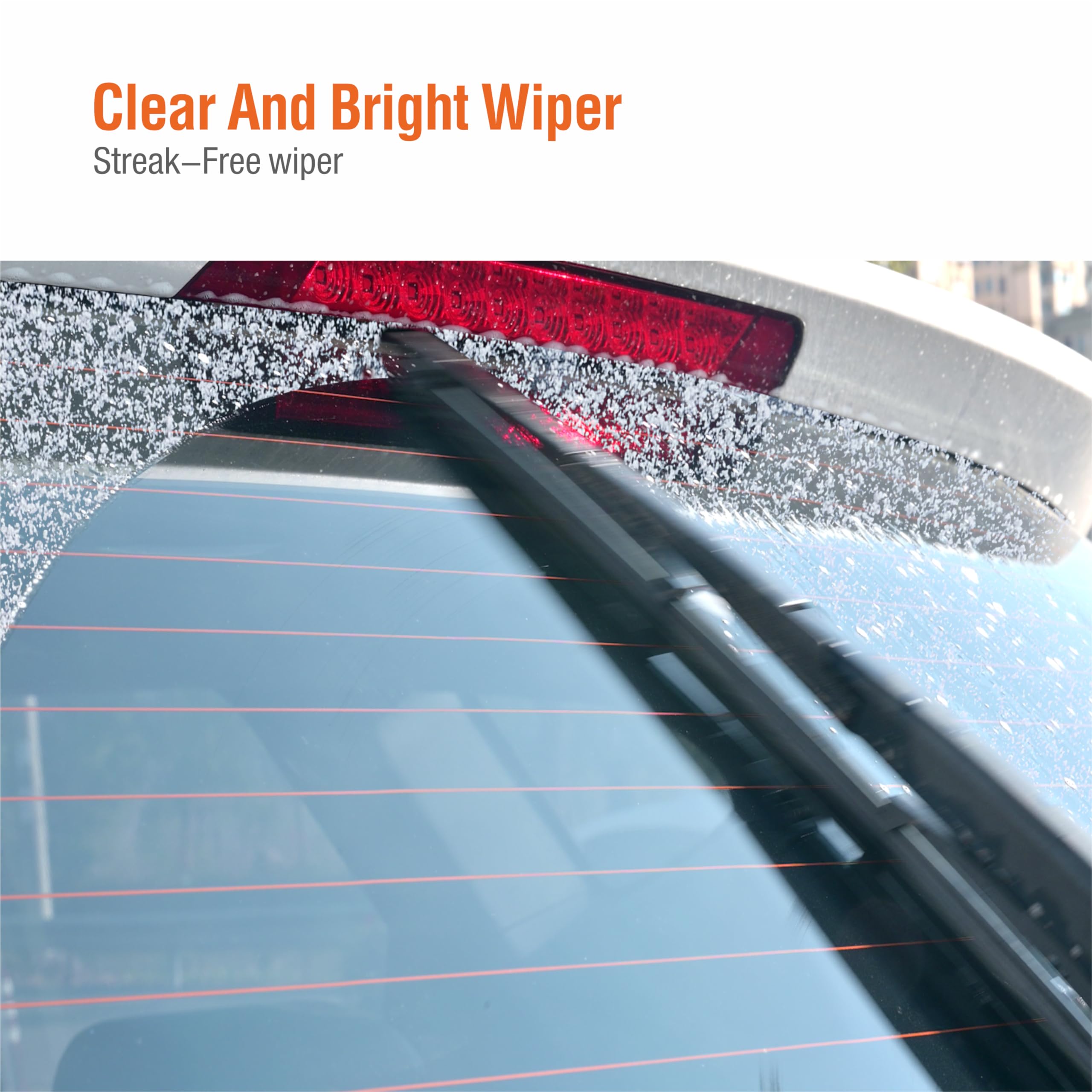 Wowiper 12 Inch (A300H) Rear Wiper Blade Replacement For Kia Niro 2020 2019 2018 2017 /Jaguar F-Pace 2020 2019 2018 2017 Back Wi