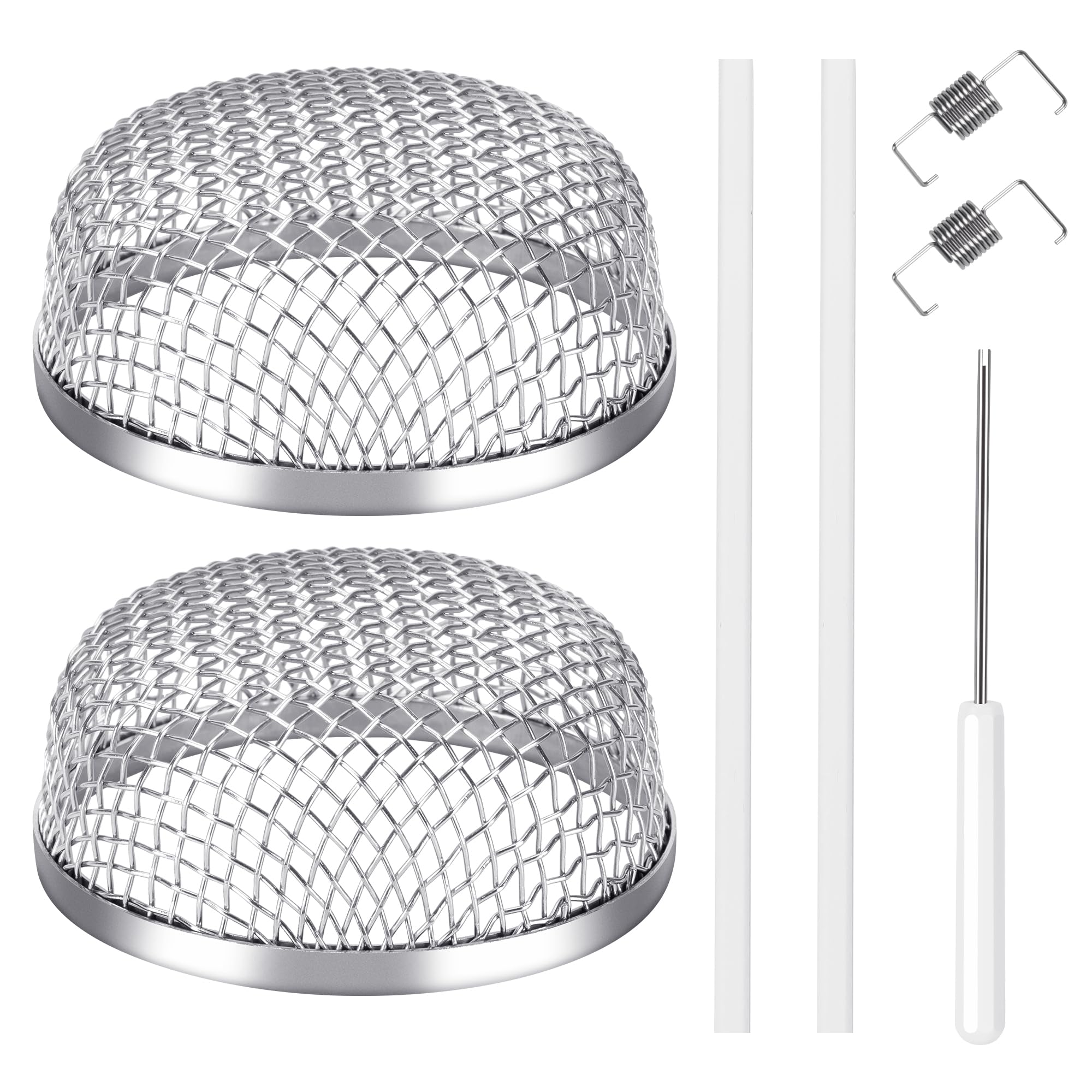 Tonda Rv Furnace Vent Screen, Bug Screens Heater Vent Cover For Camper With Installation Tool And Silicone Rubber, 2.8 X 1.3 Inc