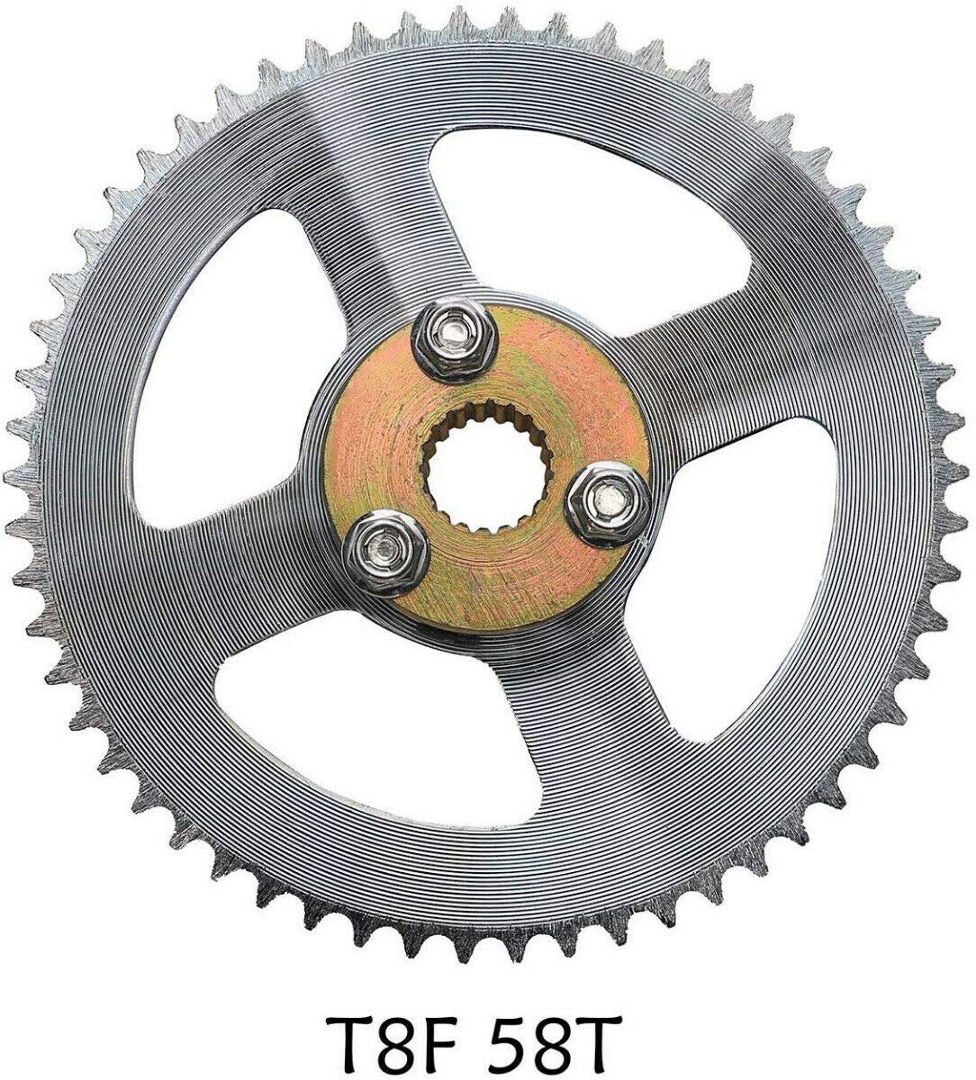 Sallurmose Upgraded 740Mm Go Kart Live Rear Axle Complete Kit With Brake Assembly And T8F Chain Sprocket For Diy Or Quad Trike Golf Carts