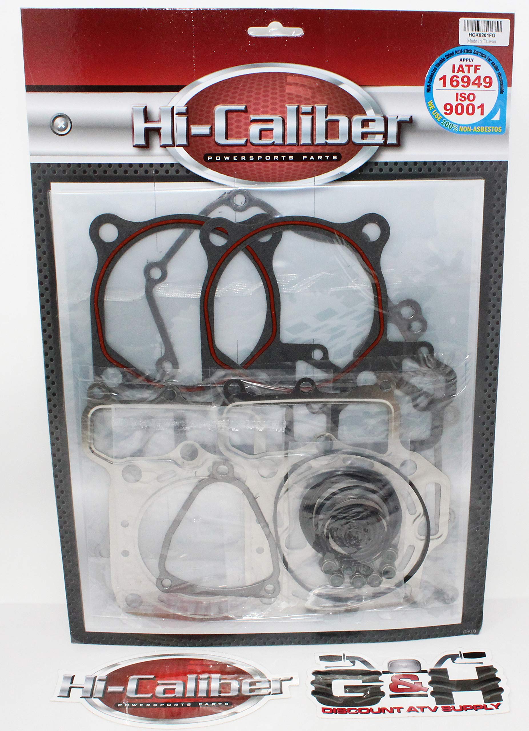 Hi-Caliber Powersports Parts Complete Full Engine Gasket Kit For All Kawasaki Kvf 650 Brute Force & Prairie Atvs