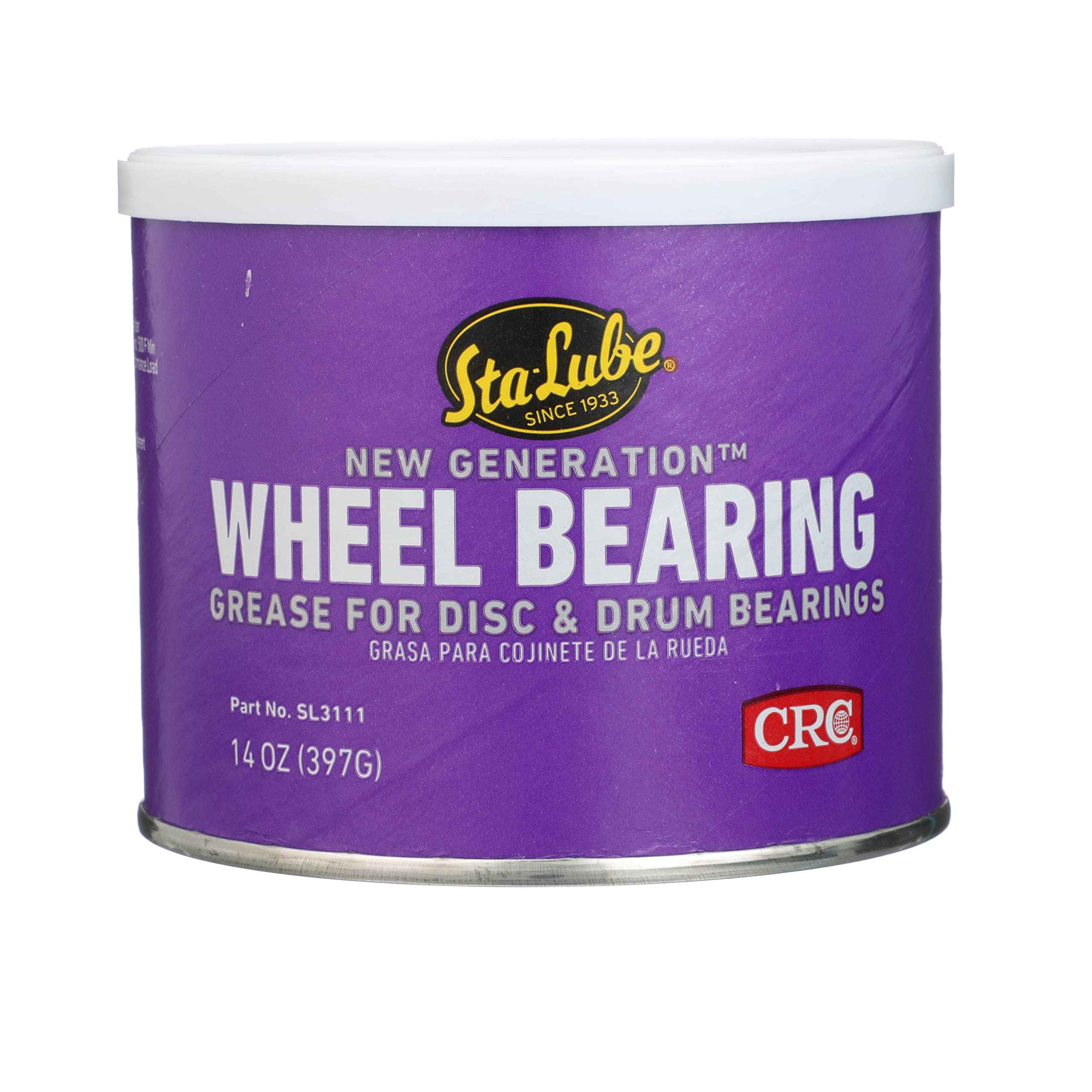 Sta-Lube Sl3111 New Generation Wheel Bearing Grease For Disc And Drum Brakes - 14 Wt. Oz.