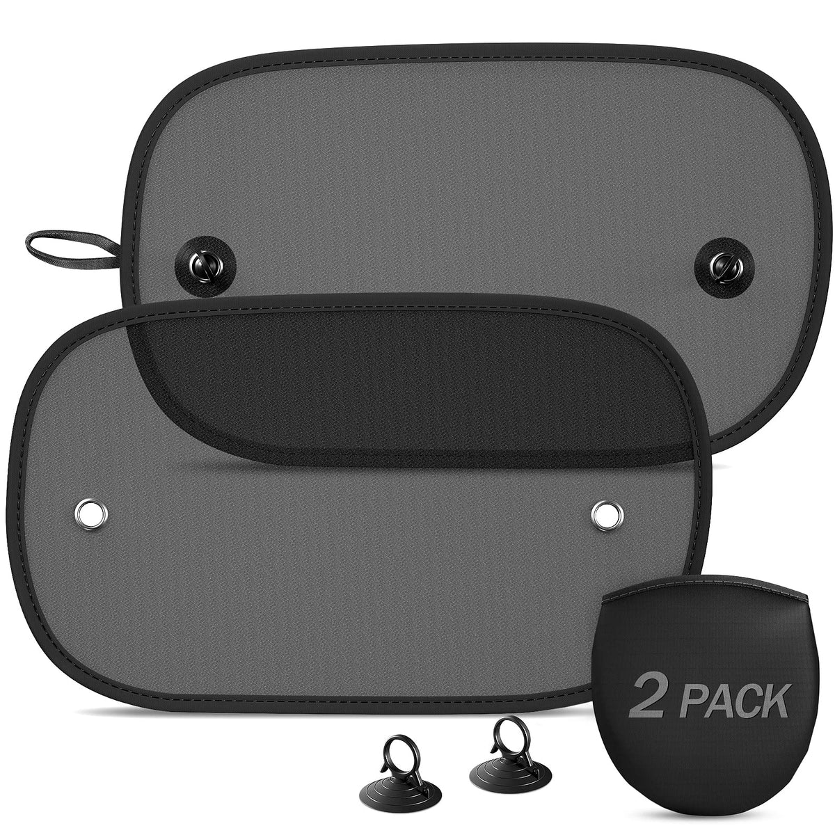 Diza100 Car Sun Shade, 4 Pack Car Window Shade For Baby Universal Sunshade For Side Window 20 ' 'X12 ' '/17.3 ' 'X14 ' ' Sun Gla