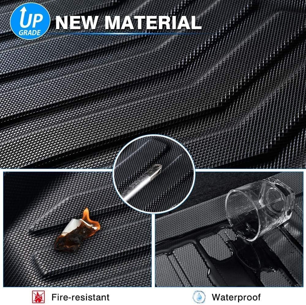 All Weather Custom Fit Rubber Mats For 2018-2023 Toyota Tacoma, Toyota Tacoms Floor Mats, Full Set Includes 1St And 2Nd Rows Max