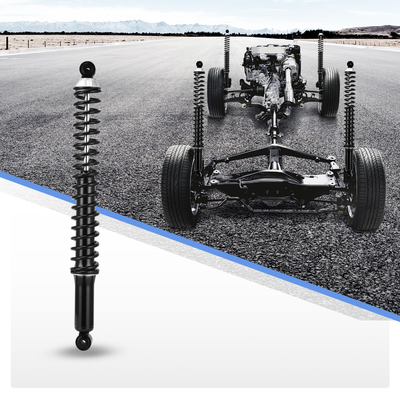 Yitamotor Rear Shocks Loaded Shocks And Struts Compatible With 2009-2014 Ford F-150 4Wd/Awd