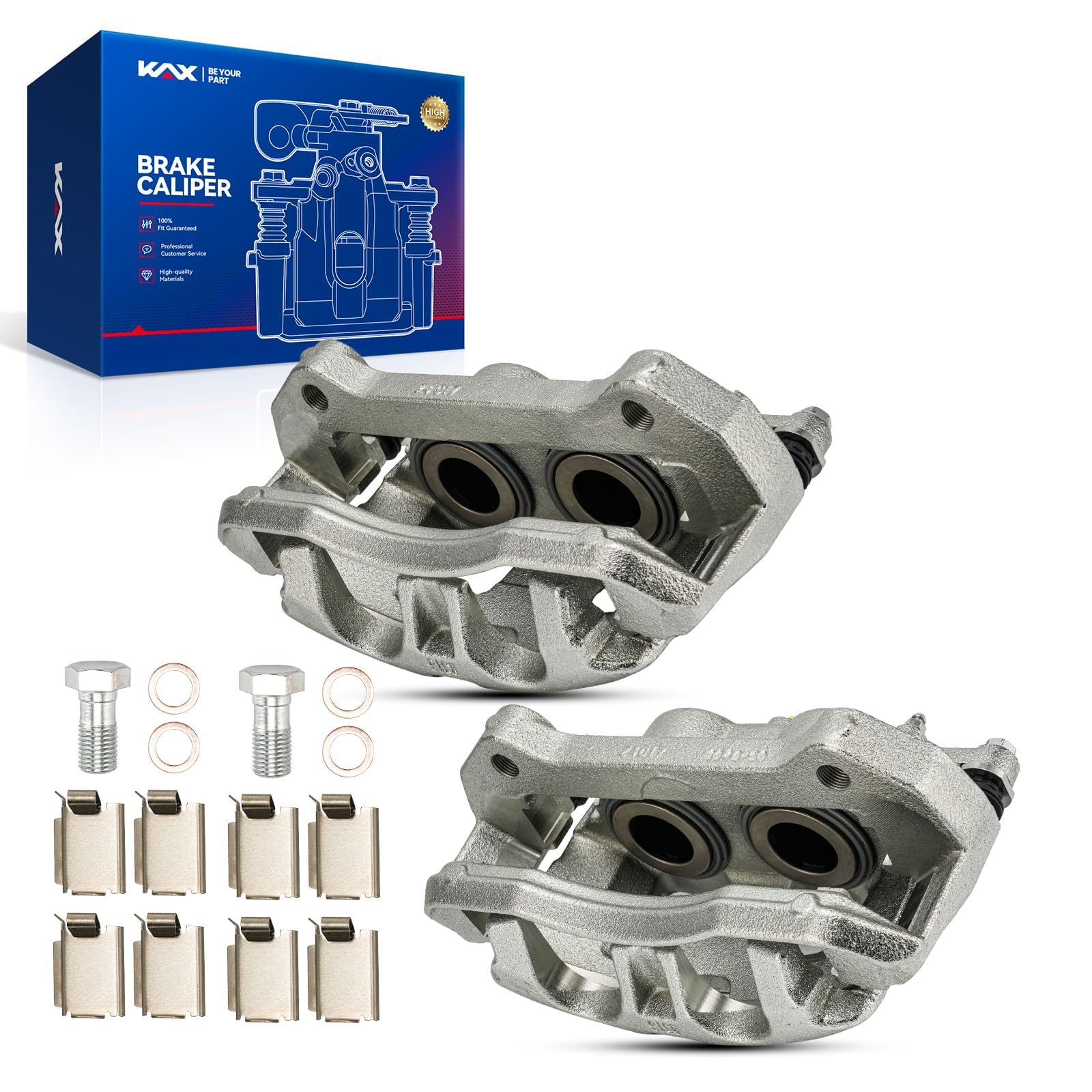 KAX Disc Brake Caliper Assembly Fit for Ford F-150 2012 2013 2014 2015 2016 2017 2018 2019 2020, #18B5404+18B5405 brake caliper,