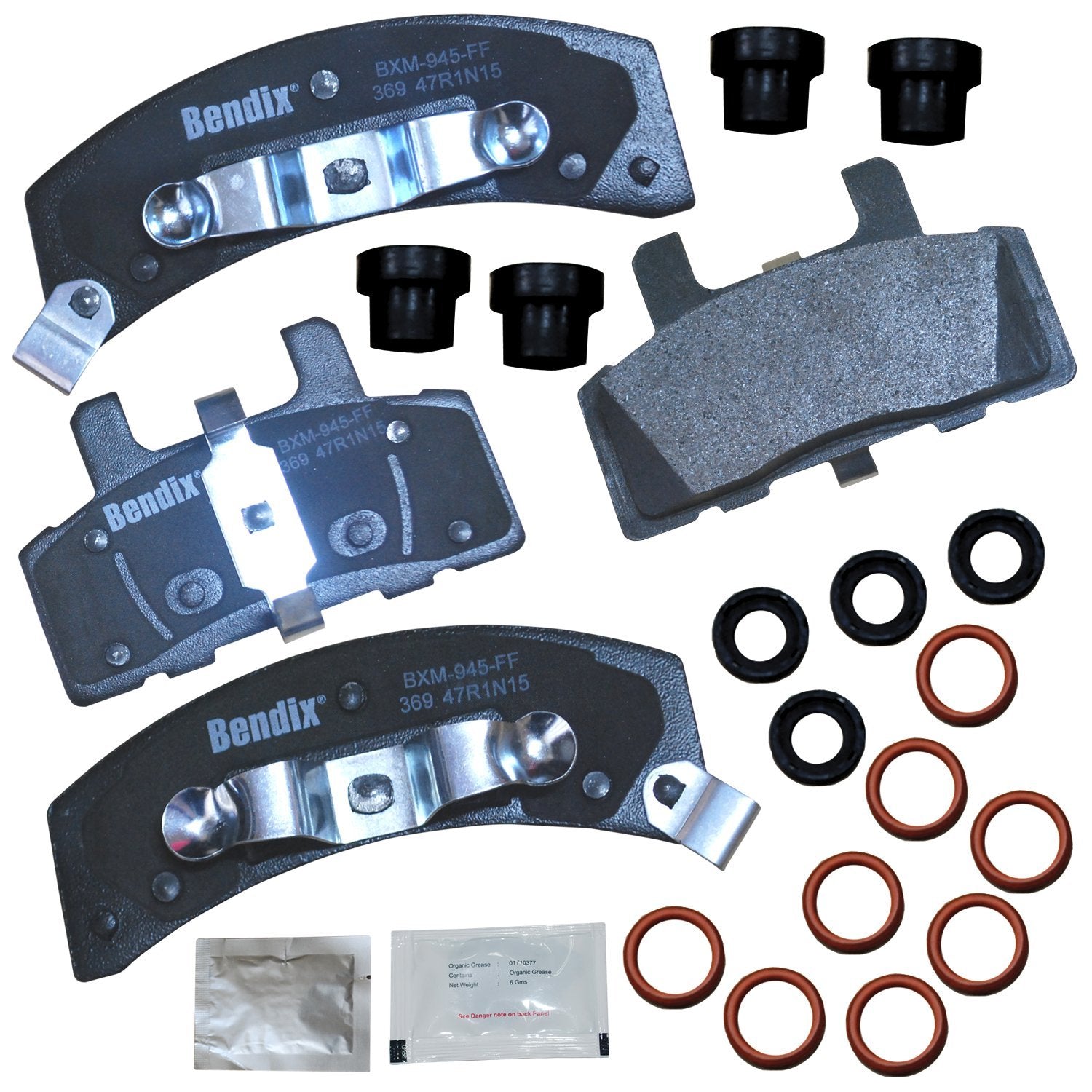 Bendix Priority1 Cfm369 Front Brake Pads For 60 Special,Commercial Chassis,Deville,Escalade,Fleetwood,Astro,Blazer,C1500,Suburba