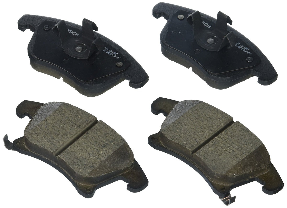 BOSCH BC1653 QuietCast Premium Ceramic Disc Brake Pad Set - Compatible with Select Ford Fusion, Police Responder Hybrid, SSV Plu