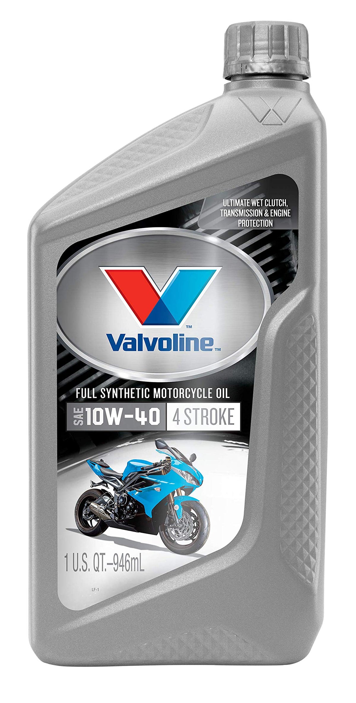 Valvoline 4-Stroke Motorcycle Full Synthetic Sae 10W-40 Motor Oil 1 Qt