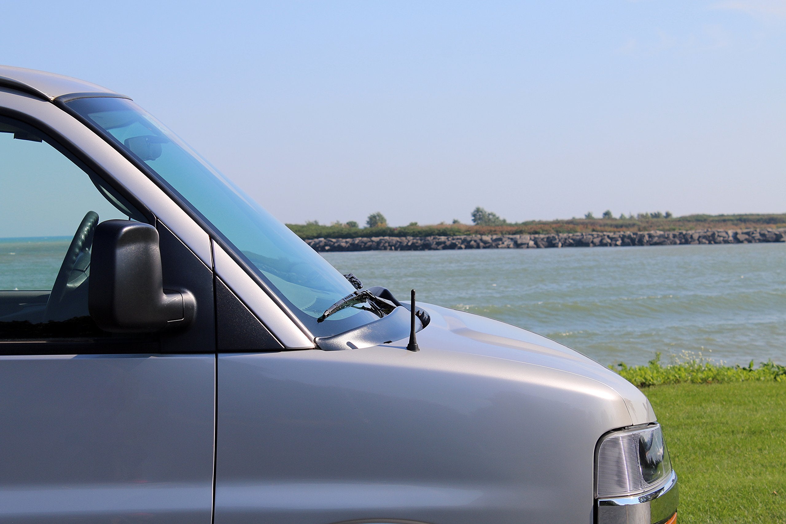 AntennaMastsRus - 5'' Short Rubber Antenna is Compatible with Jeep Wrangler TJ/YJ (1987-2006)