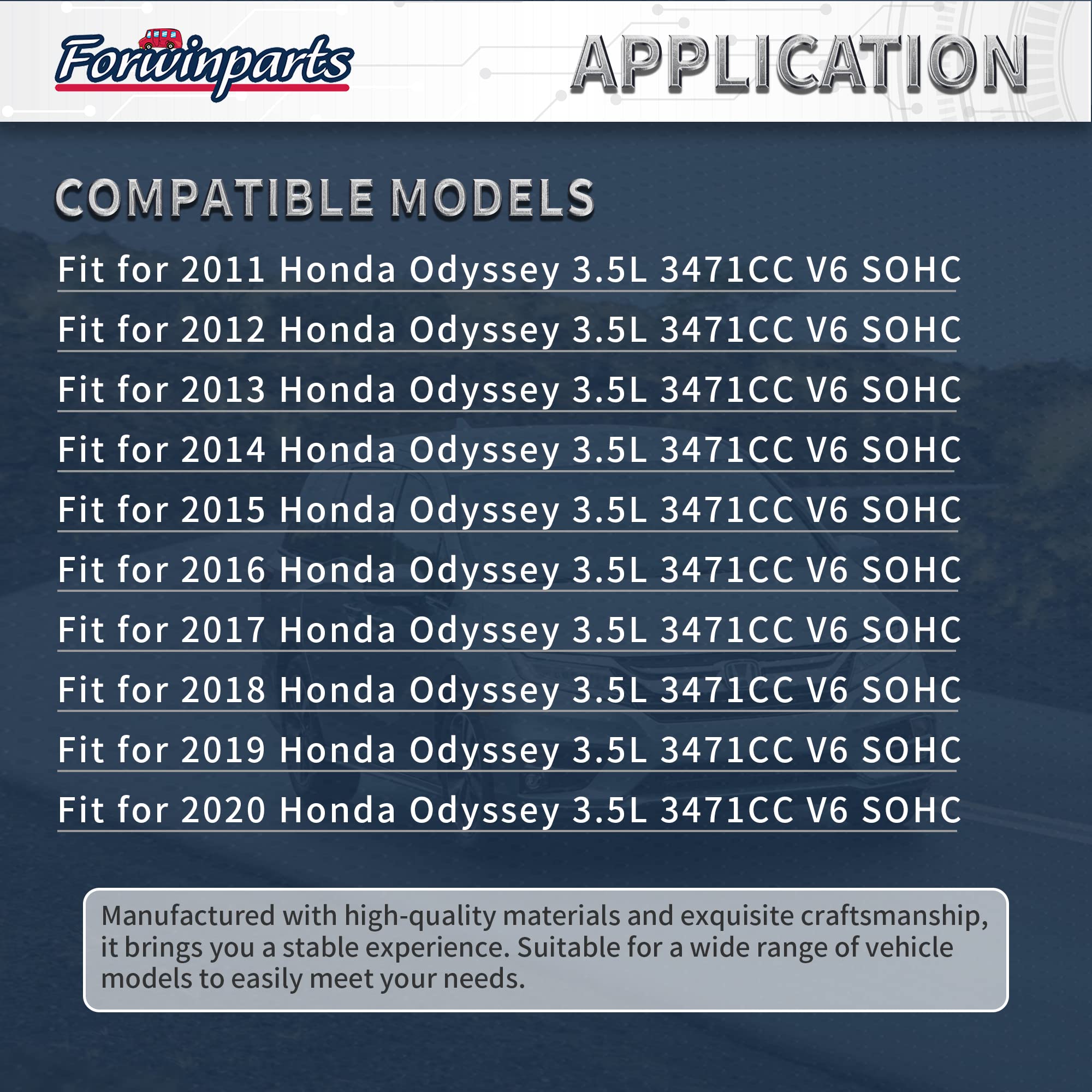 Forwinparts 72546Tk8A01 Power Sliding Door Cable Motor Kit For Honda Odyssey 2011 2012 2013 2014 2015 2016 2017 2018 2019 2020 7