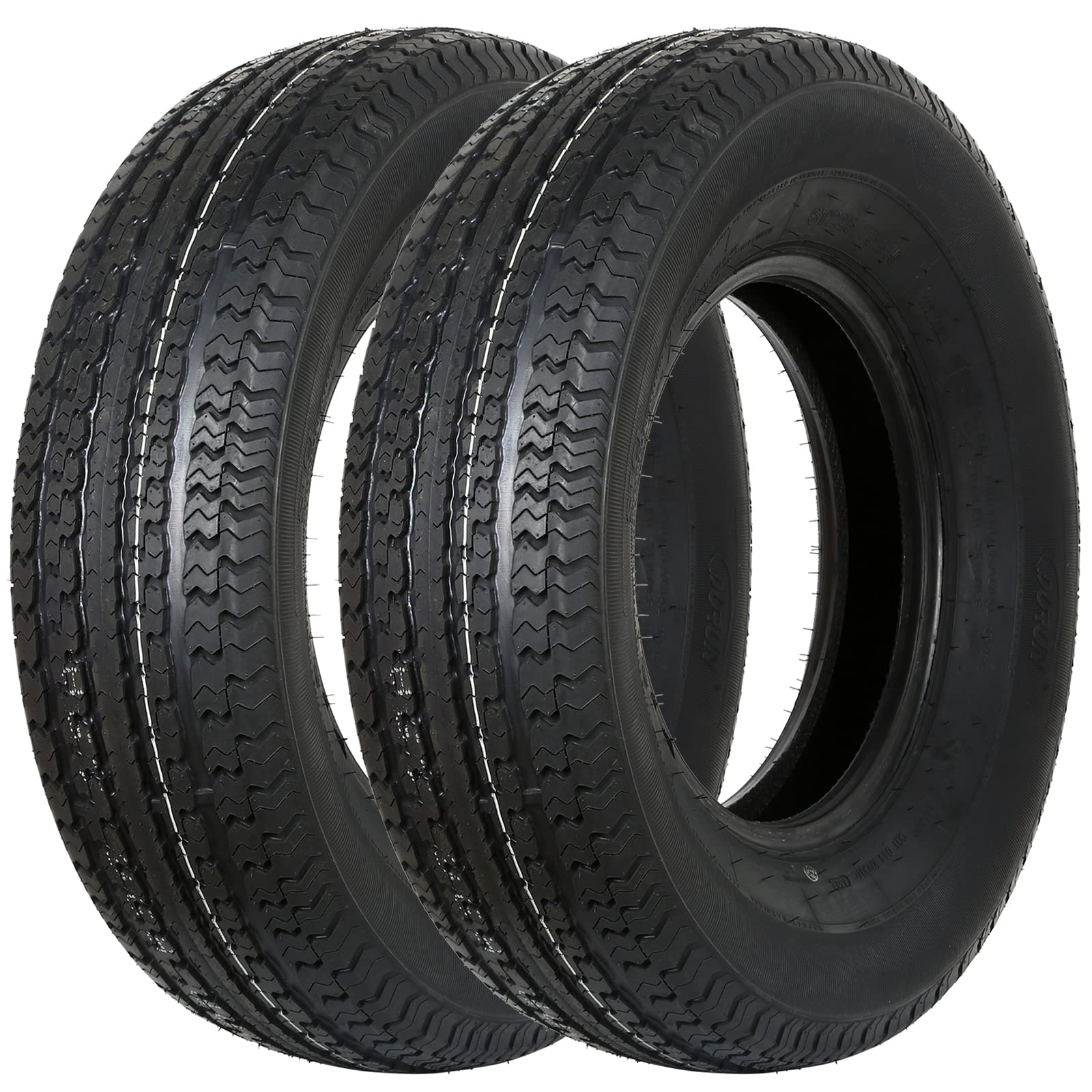 Set Of 2 Durun Premium Trailer Tires St 225/75R15 10 Ply Load Range E, 225/75/15 225 75 15 Radial 117/112N