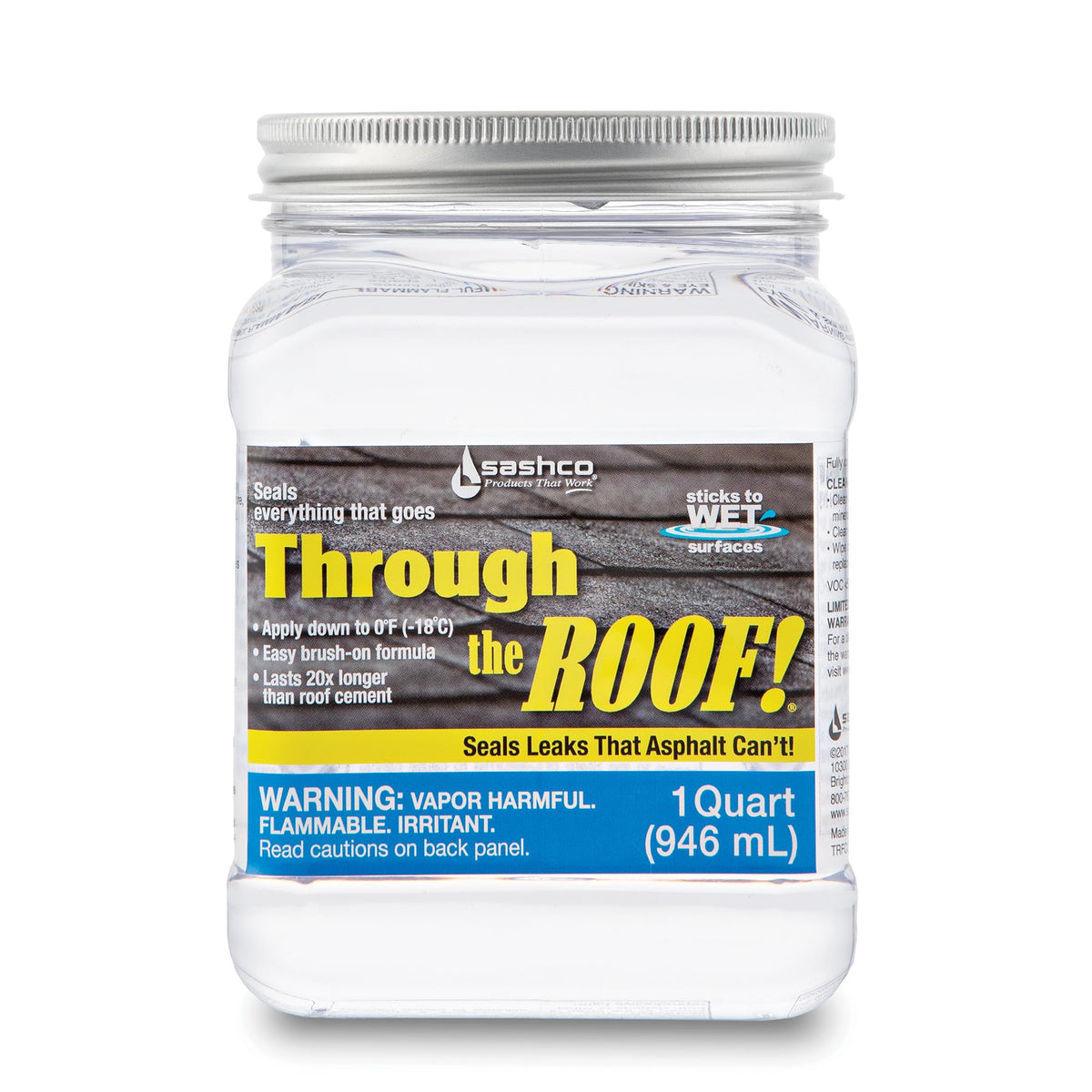 Sashco Quart Clear Roof Sealant,14003 WBCARB00110A8D2