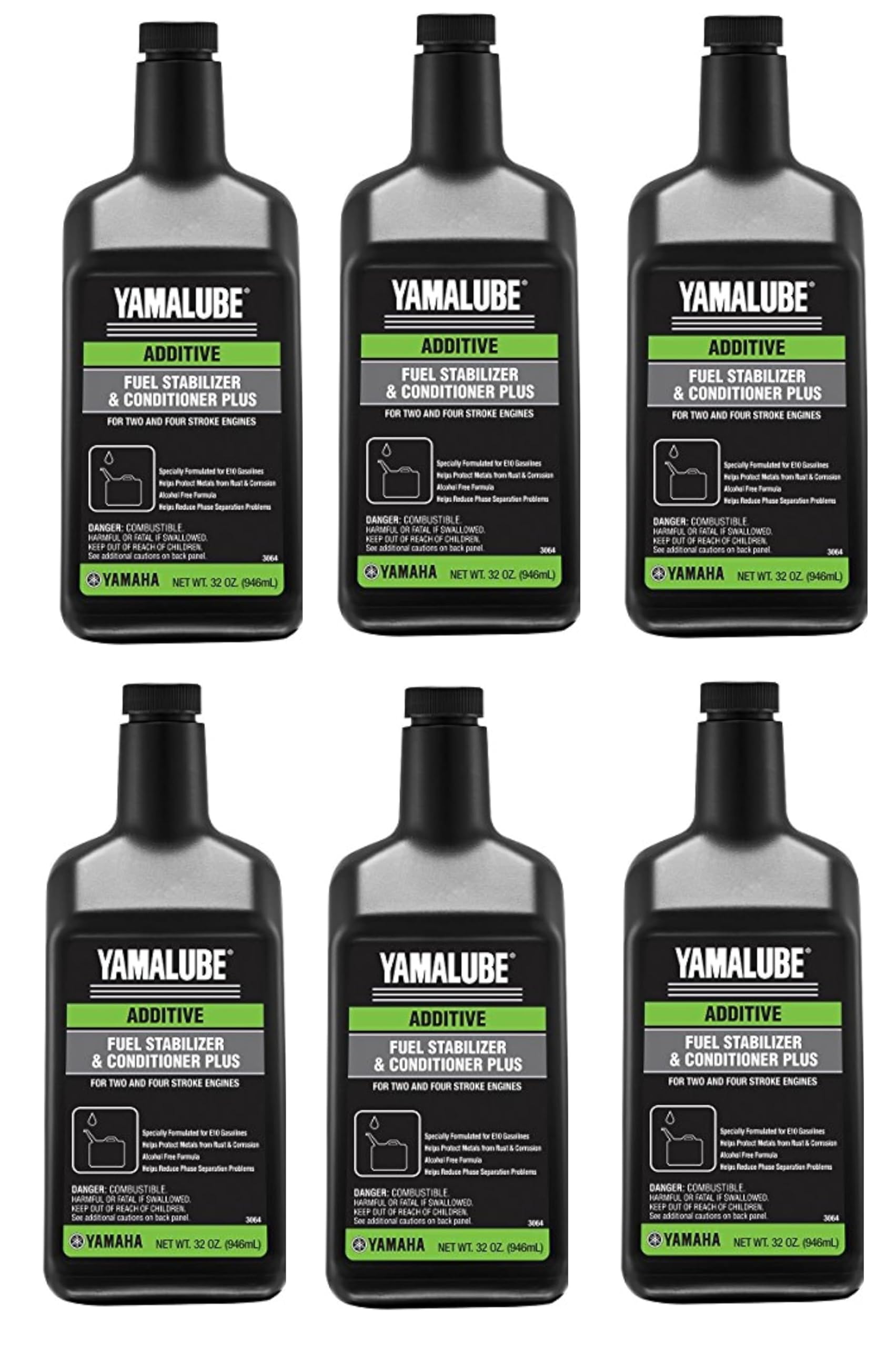Yamaha Original Oem Yamalube Acc-Fstab-Pl-32 Fuel Stabilizer & Conditioner 6 Pack