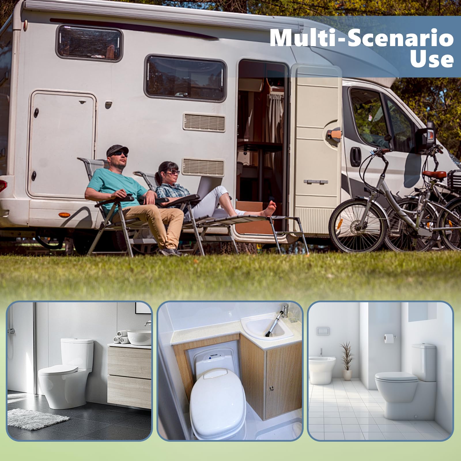 385311658 Flush Ball Seal Gasket Replacement For 300/310 / 320 Rv Toilets, High-Grade Rubber, Pack Of 2