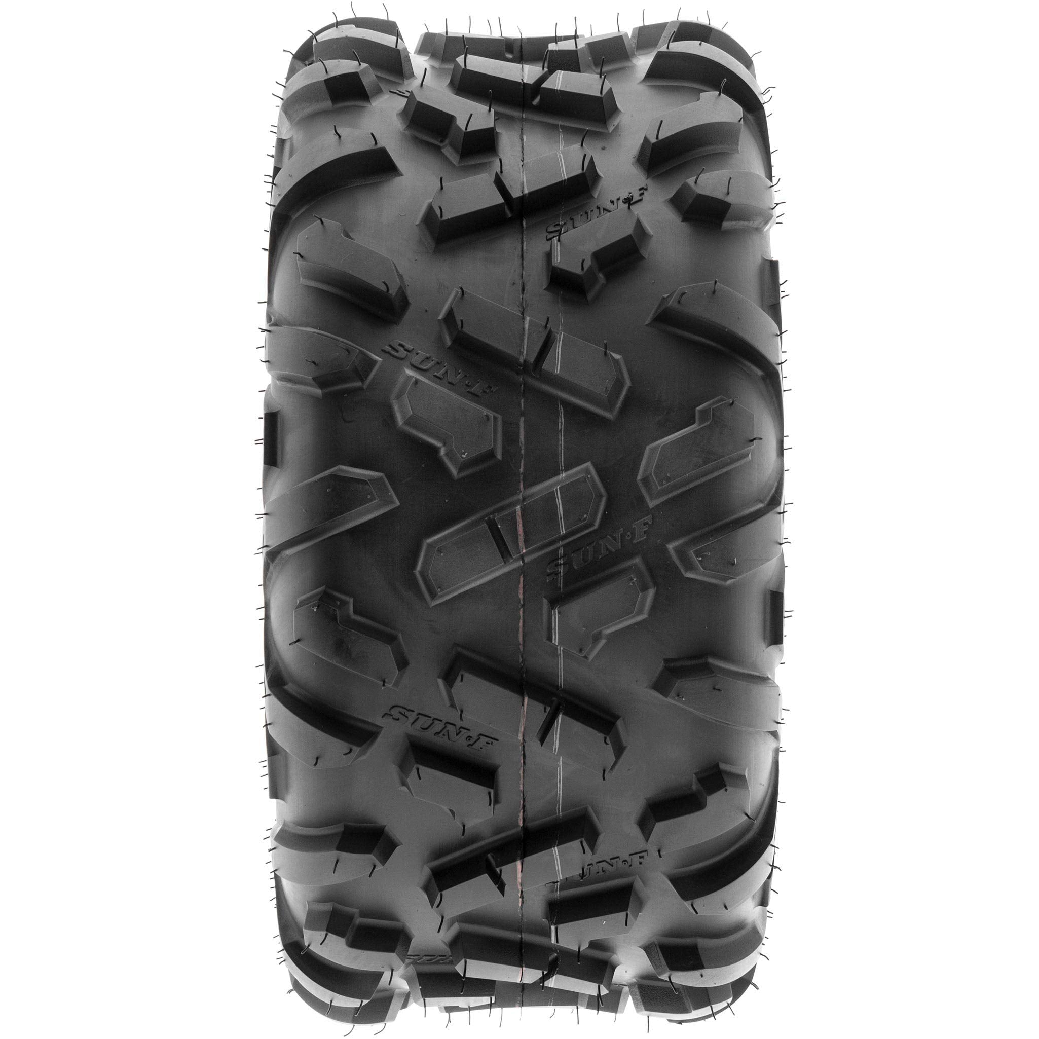 Set Of 4 Sunf Power.Ii Atv Go-Kart Tires 16X8-7 Front & 16X8-7 Rear, All-Terrain Off Road, 6 Pr, A051