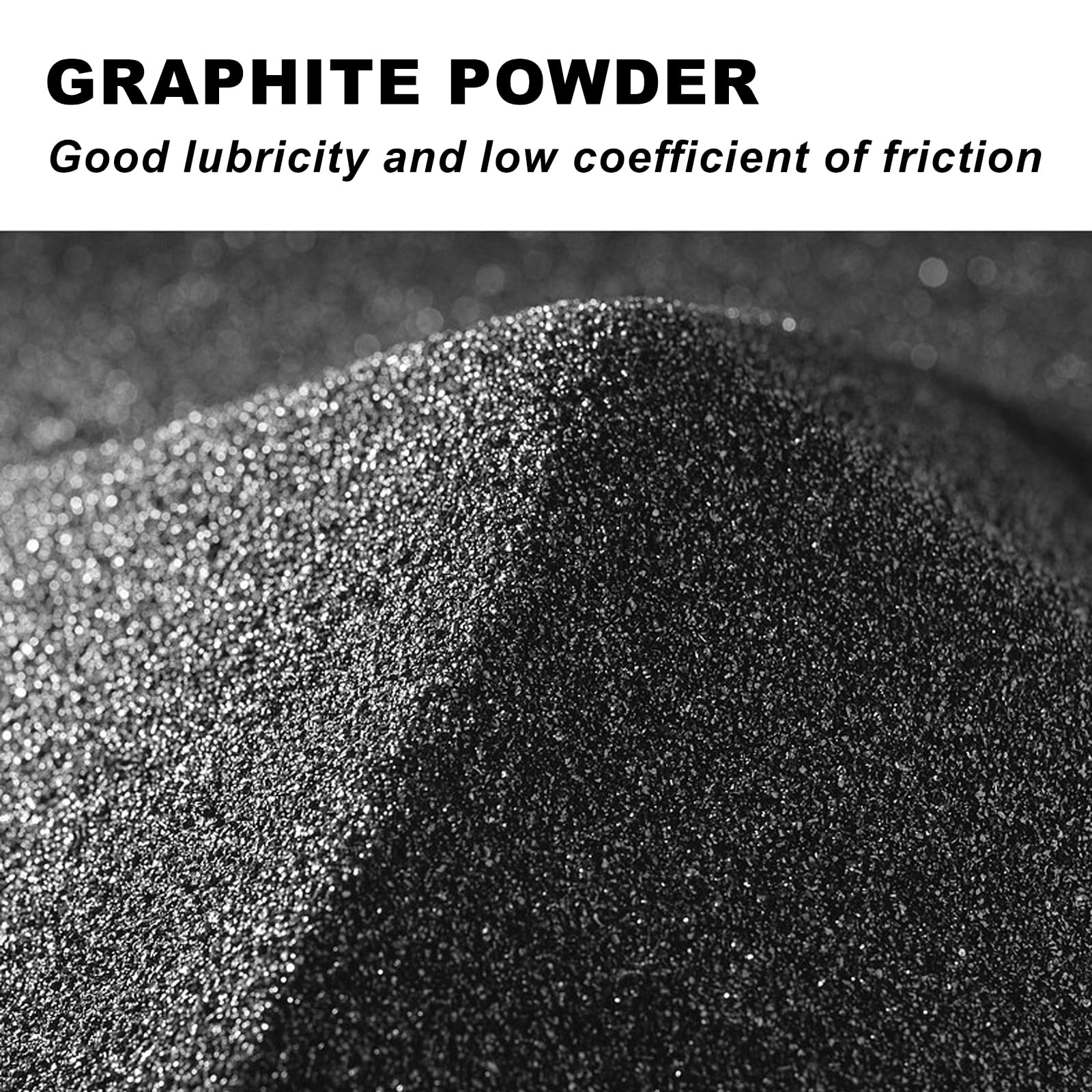 Ninesung Pure Graphite Powder | 2 LB - 1000 Grit Superultra-Fine Graphite Powder | Graphite's Lock Lubricant | Dry Graphite's Lu