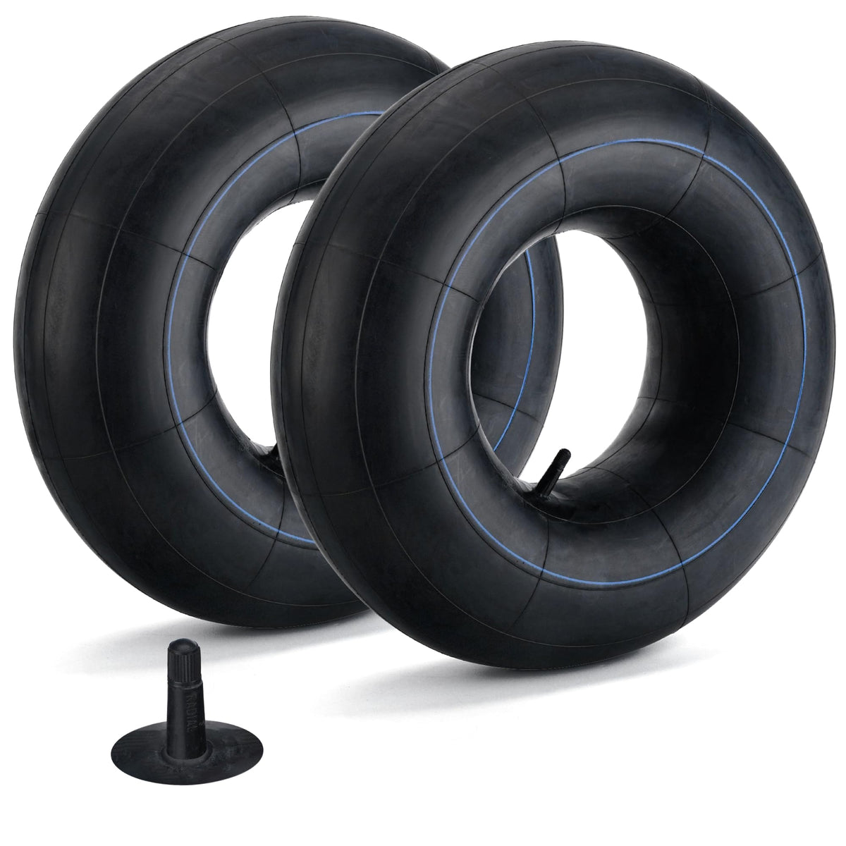 Improvedhand 20X8.00-8 To 20X10.00-8 Tire Inner Tubes With Tr13 Straight Valve Stem, Heavy Duty Premium Inner Tubes For Lawn Mowers, Tractors, Hand Trucks, Wheelbarrows, Trolleys, Wagons