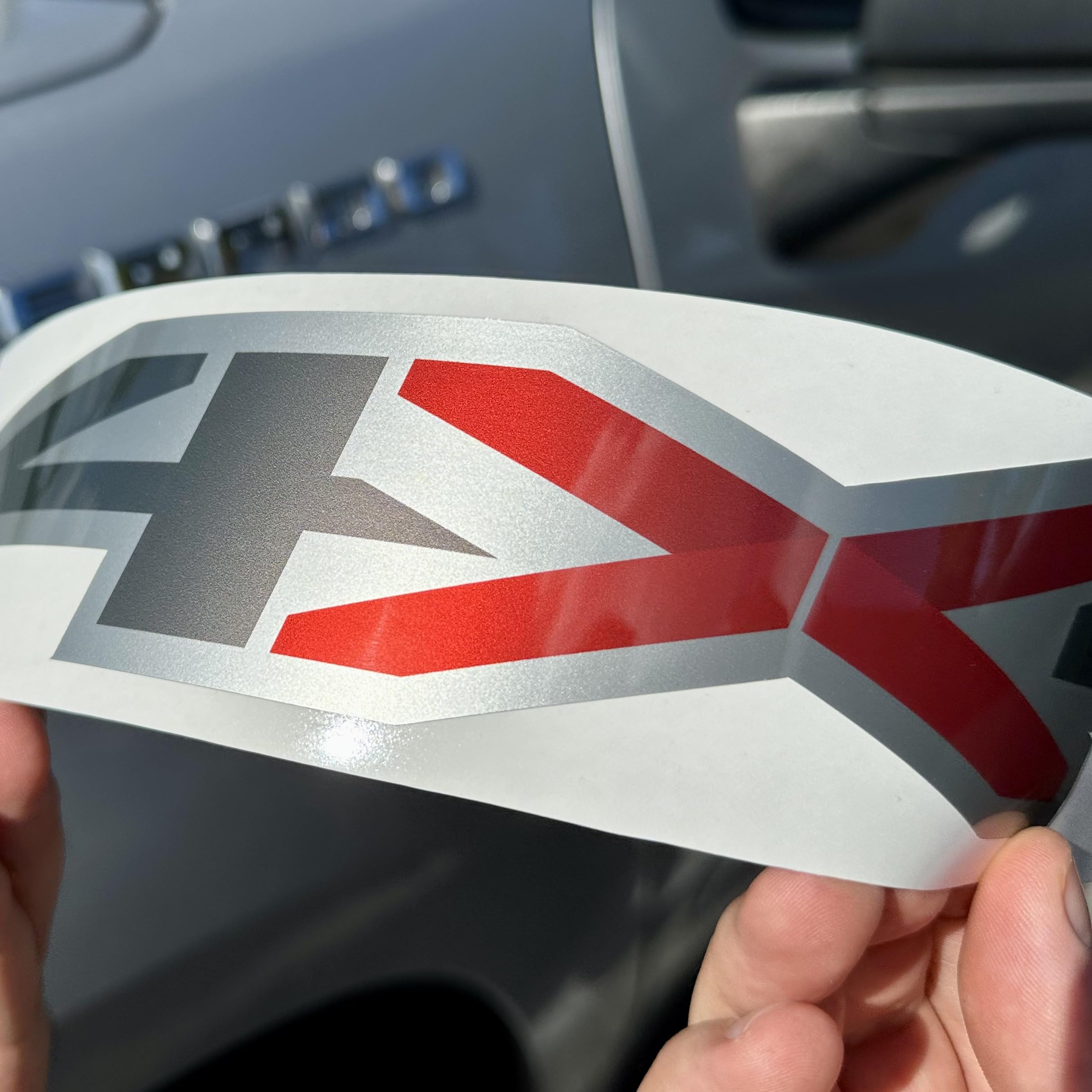 Gold Hook 4X4 Decals For Chevy Silverado, Replacement Bedside Stickers Premium Series (Metallic Finish), Set Of 2