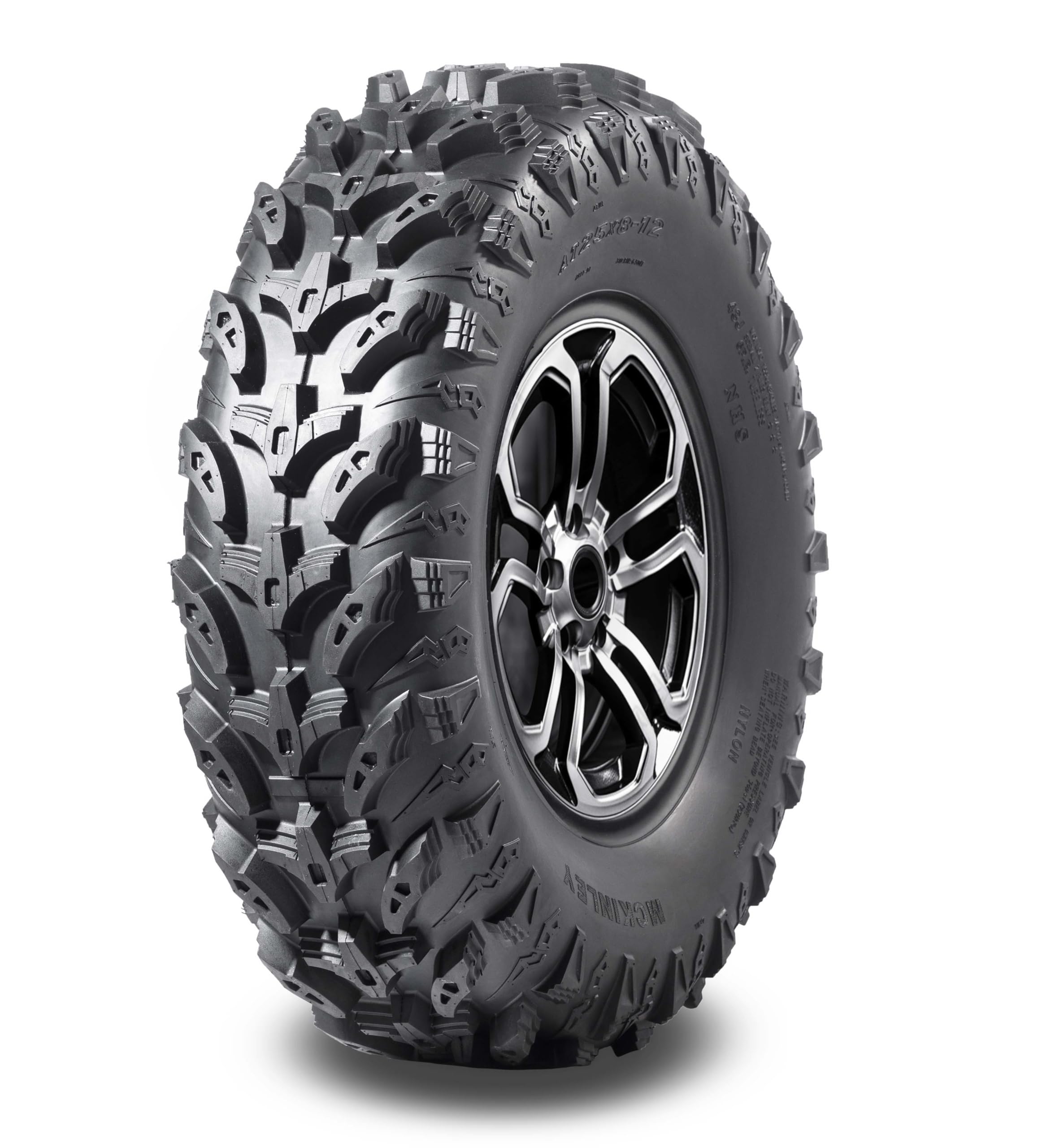 Mckinley Utv Atv Tires 25X8-12 6-Ply Super Mud 25X8X12 All Terrain X611, Set 2
