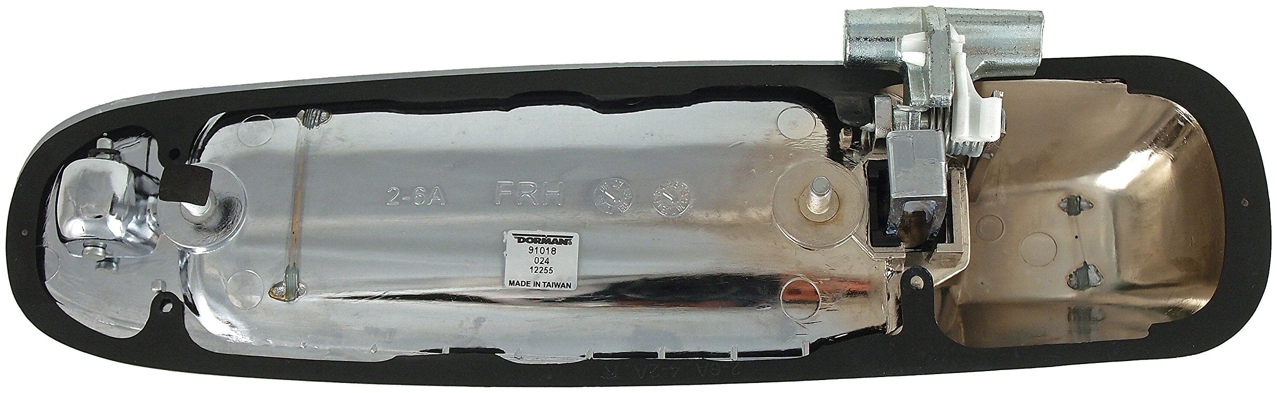 Dorman 91018 Front Passenger Side Exterior Door Handle Compatible with Select Dodge / Mitsubishi Models, Chrome (OE FIX)