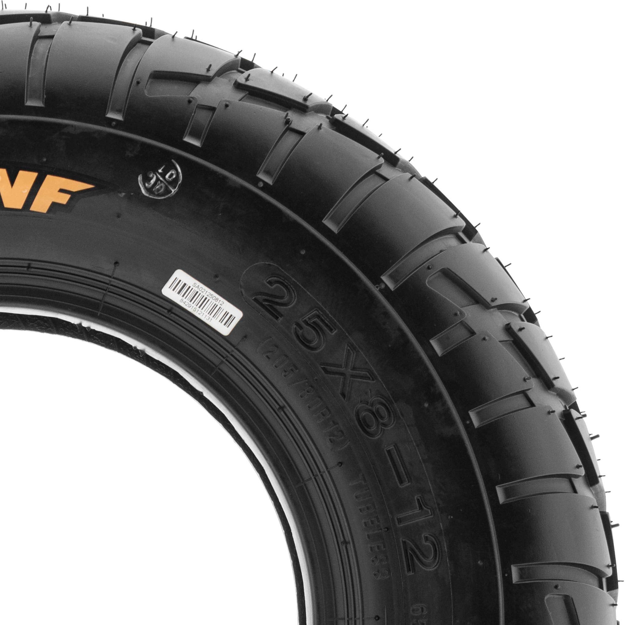 SunF A021 25x8-12 replacement ATV UTV Dirt Track & Flat Track Tire, 6 PR, Tubeless