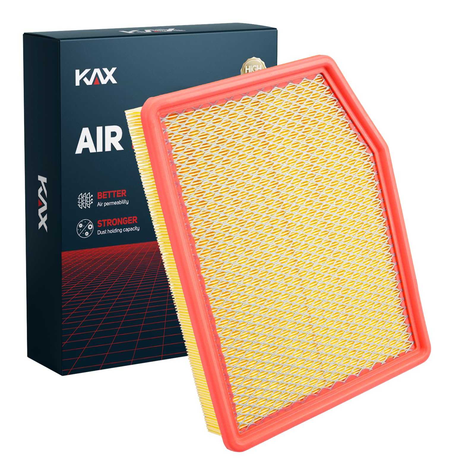 Kax Engine Air Filter, Ca12404 Replacement For Silverado 1500, Tahoe, Sierra 1500, Yukon, Yukon Xl, Suburban, Silverado 1500 Ltd